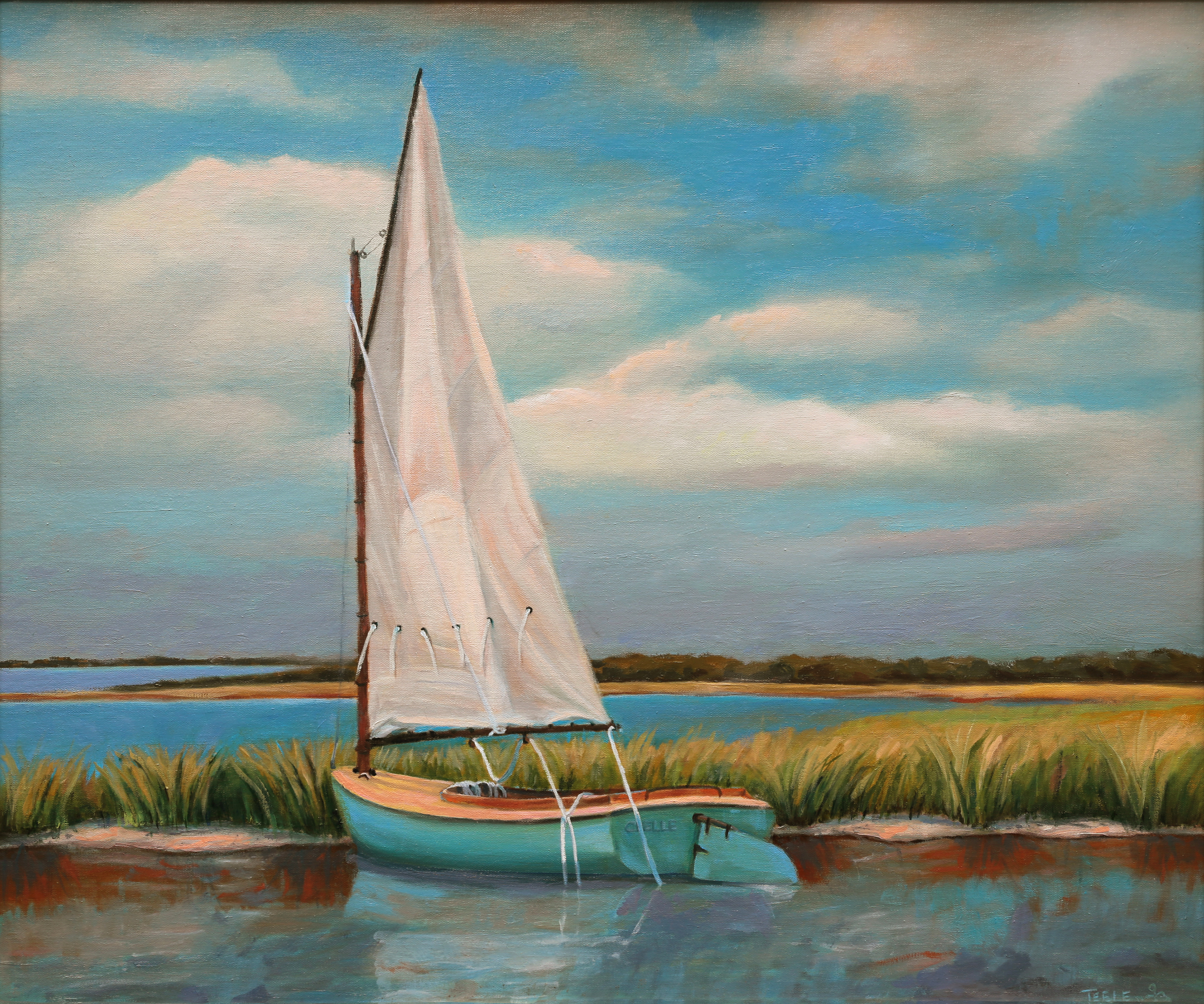 "Morning Debut" 20x24, oil on canvas, frame