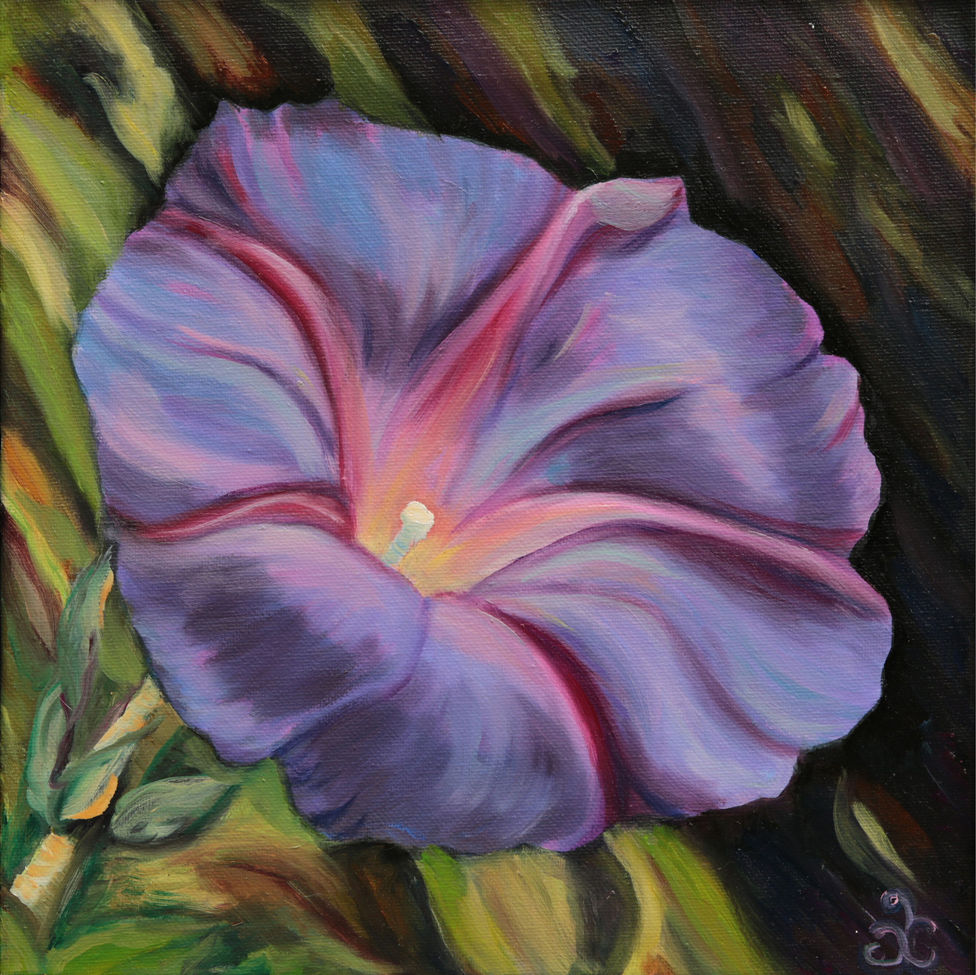 "Morning Glorious" 12x12, oil on canvas,