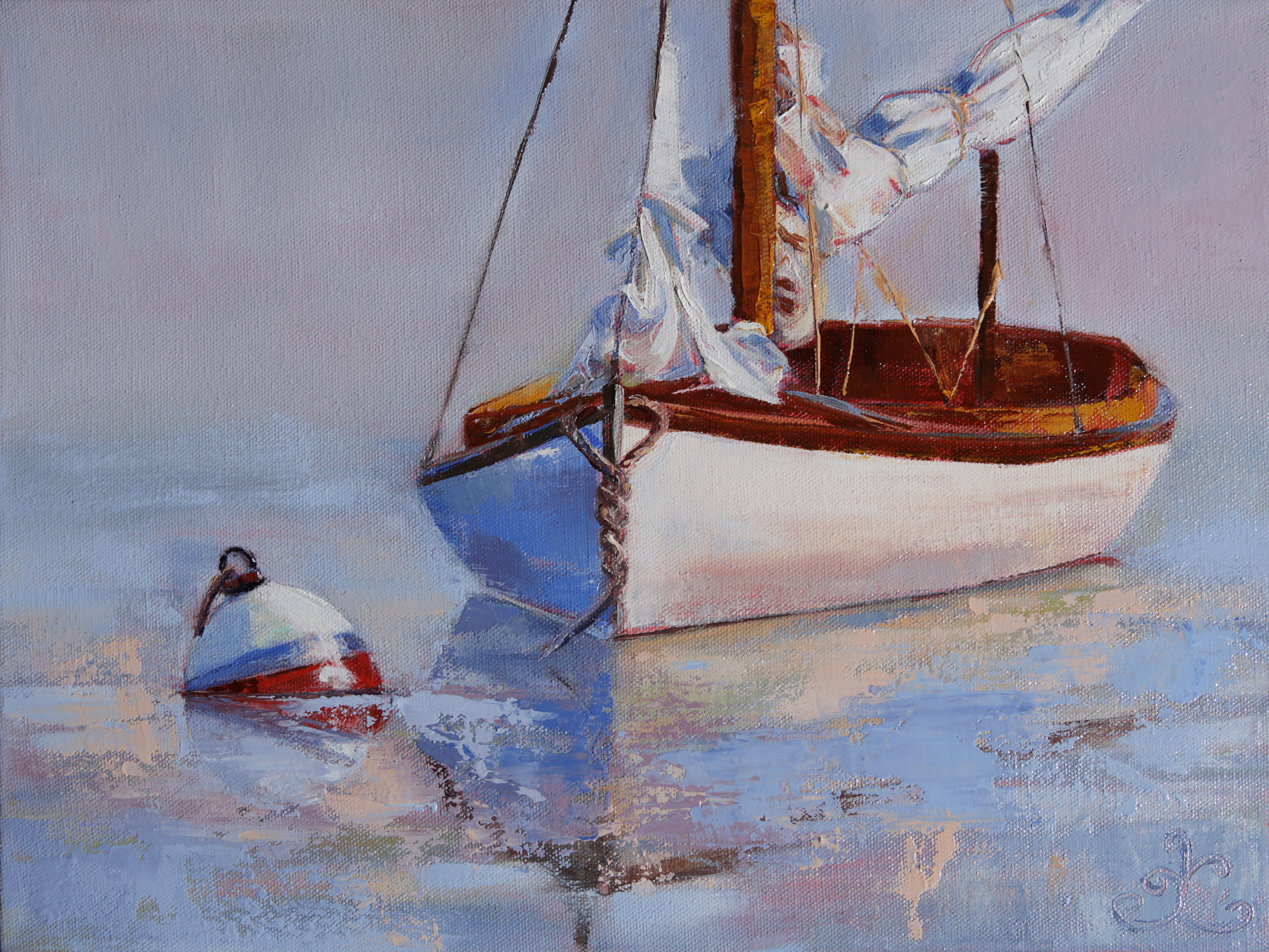 "At Rest" 12x16, oil on canvas