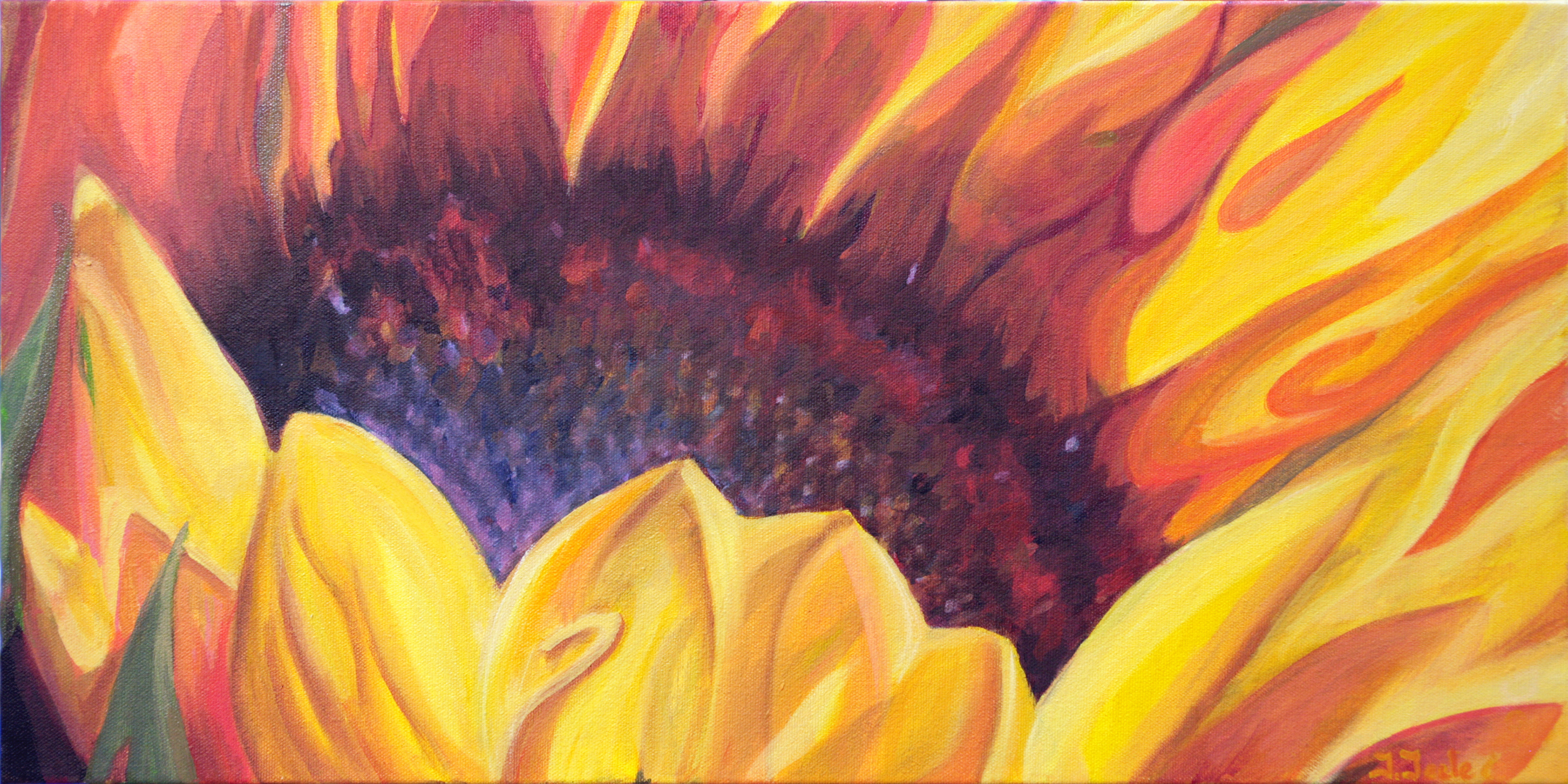 "Wisdom" 12x24, oil on canvas