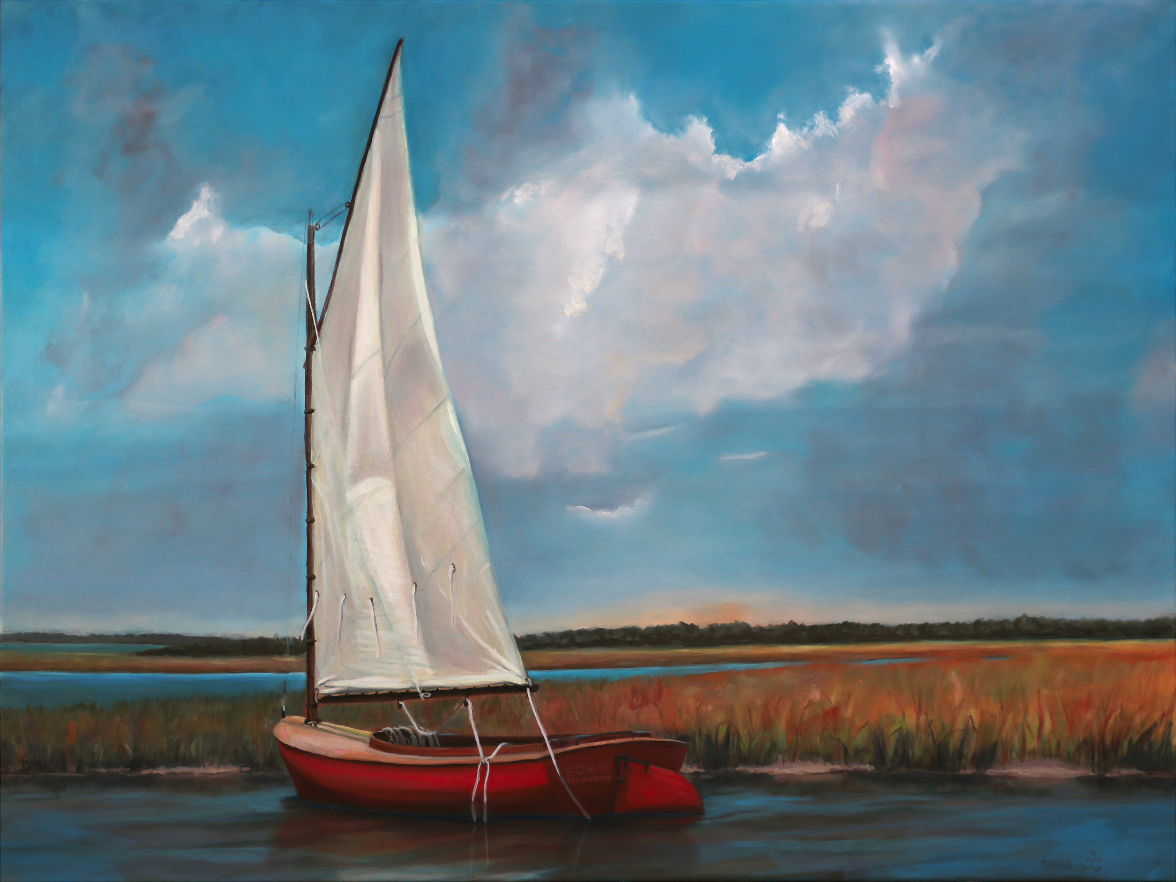 "Season Finale" 40x30, oil on canvas, frame 