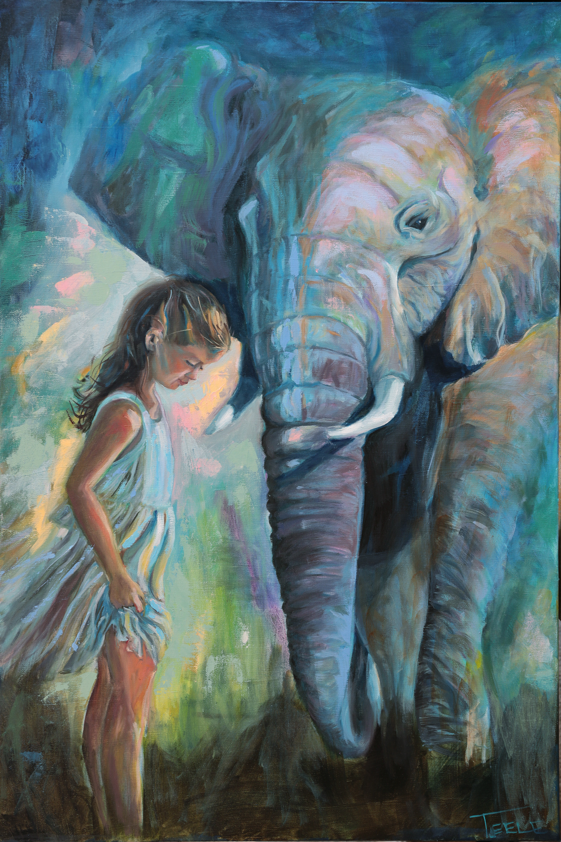 "Gentle Innocence" 24x36 oil on canvas