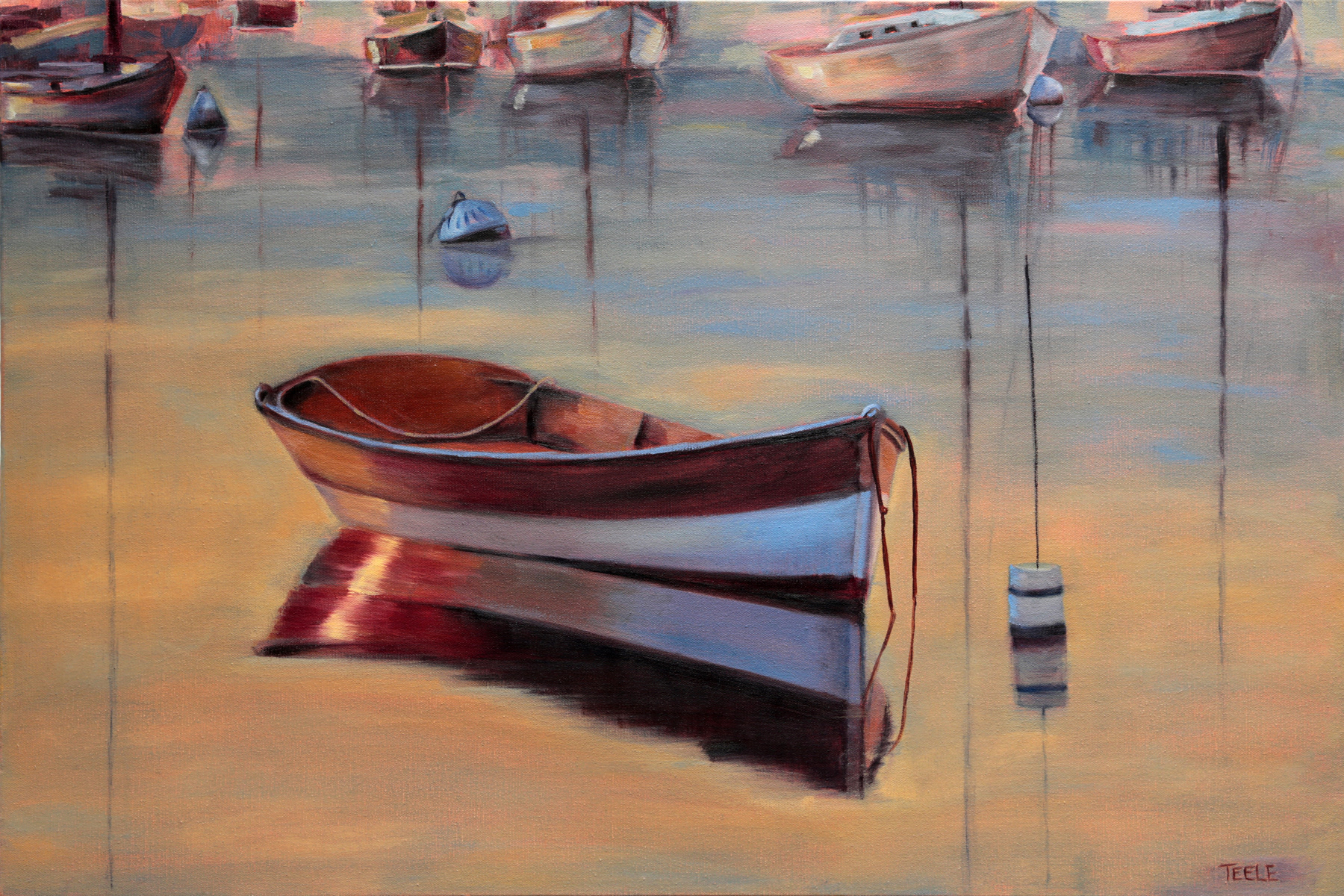 "Radiant White" 24x36, oil on canvas