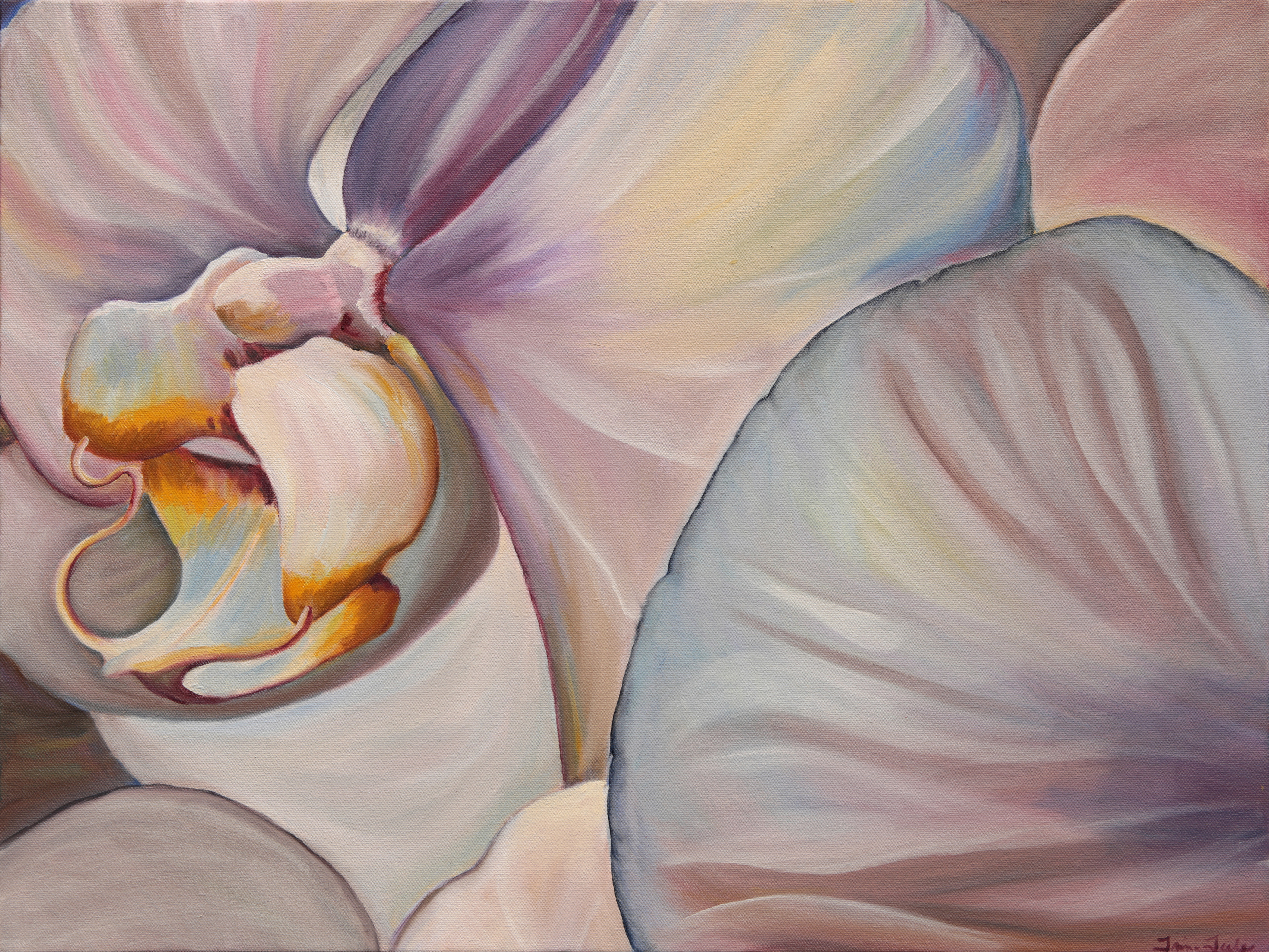 "Veiled Whites" 18x24, oil on canvas