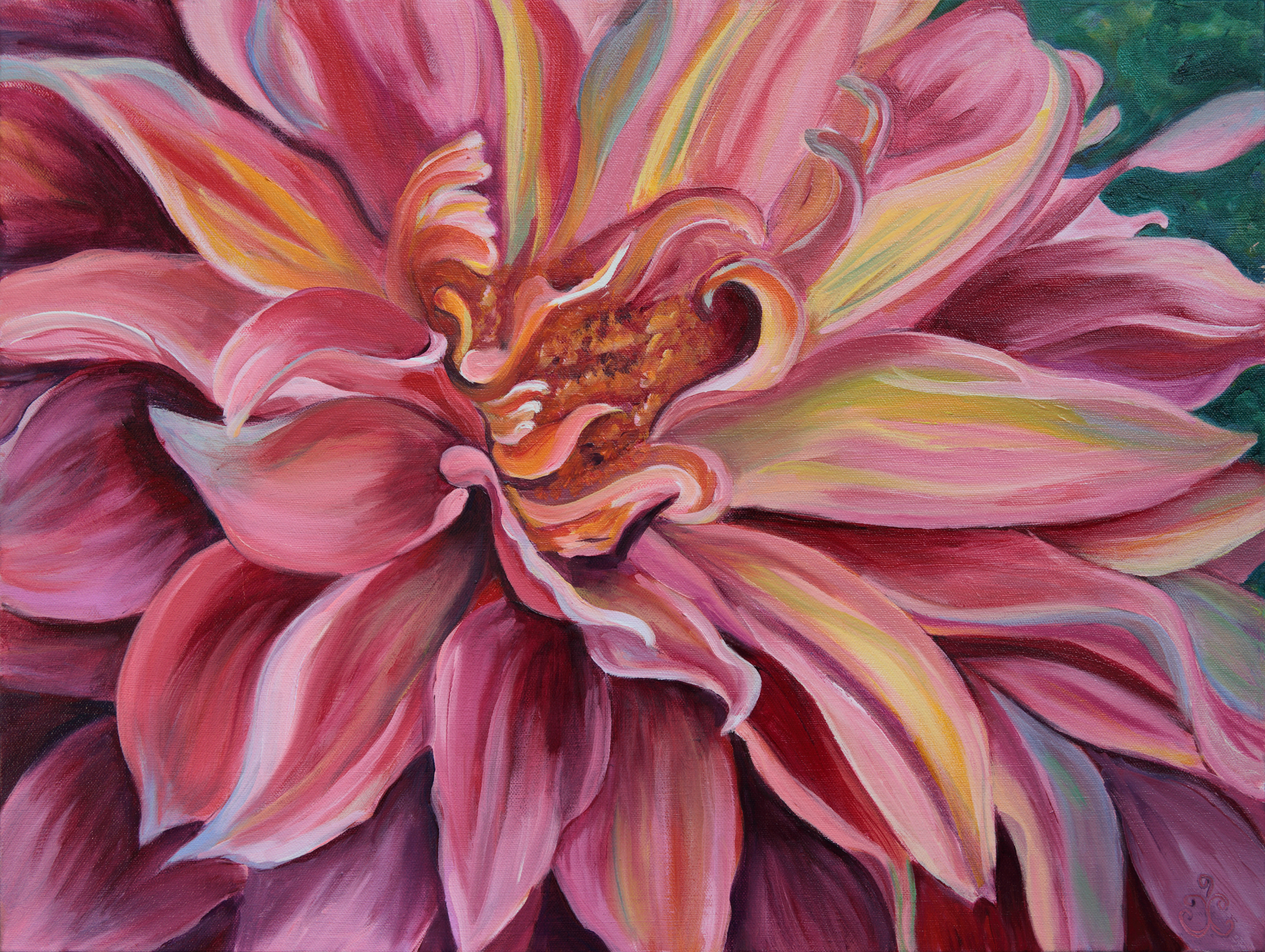 "Generous Pink" 18x24, oil on canvas