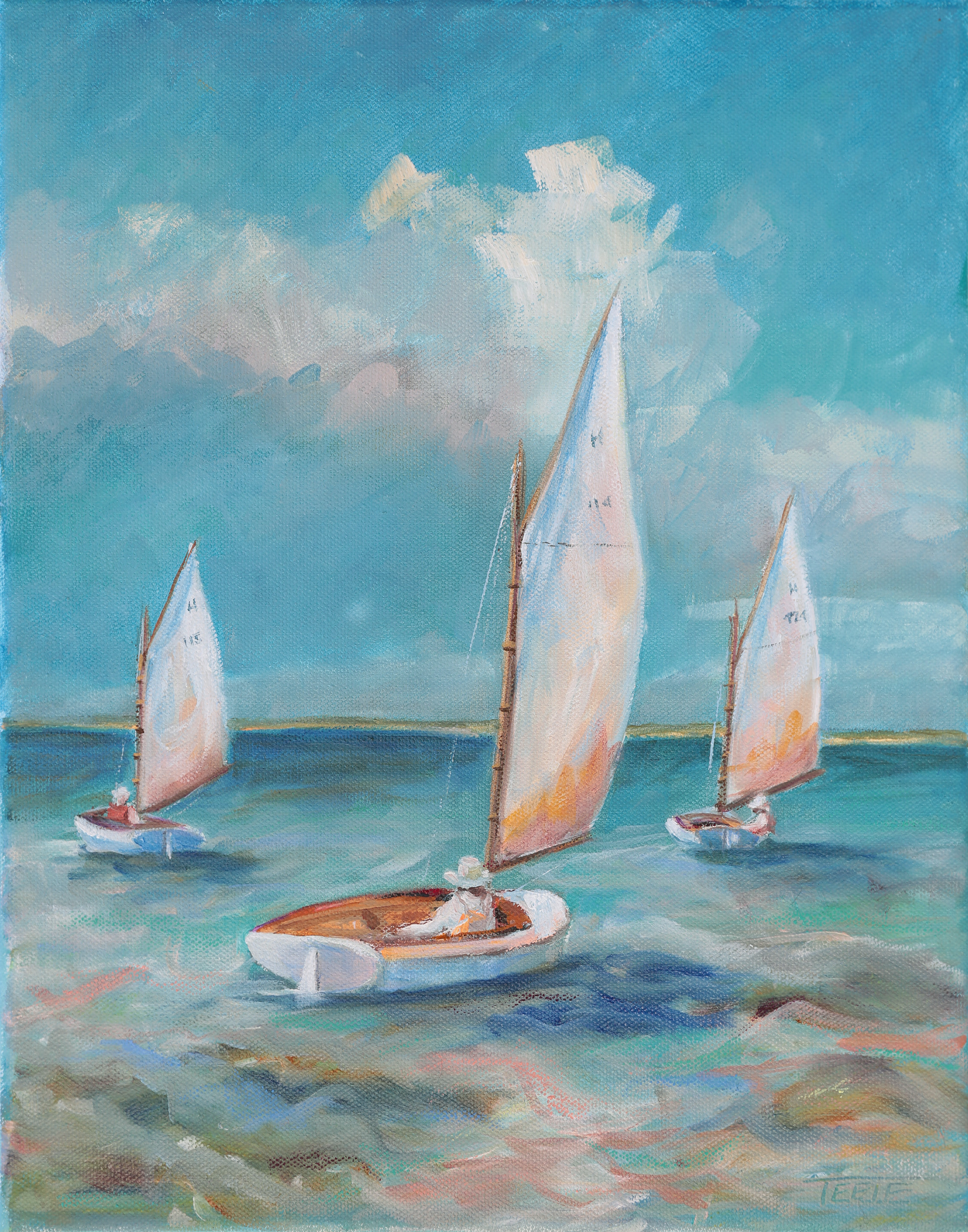 "Heading Out" 11x14 oil on canvas