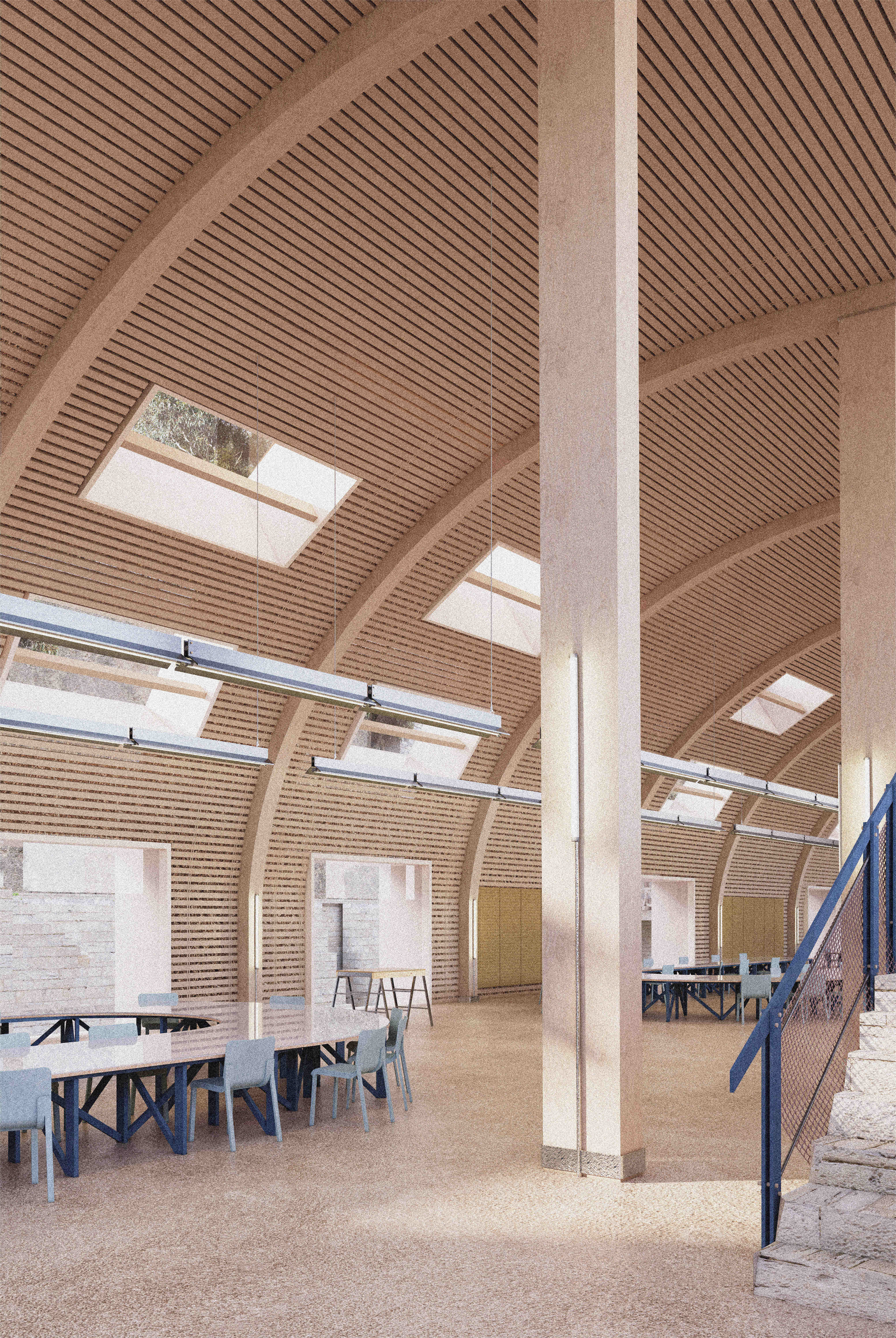 Render Image - Drydock School Interior