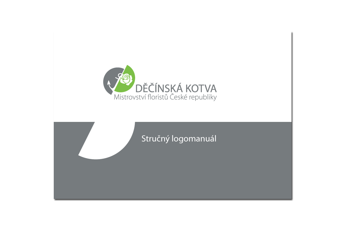 Návrh loga a CI "Děčínská kotva", 2011 (zadavatel Květinové studio AMMI)