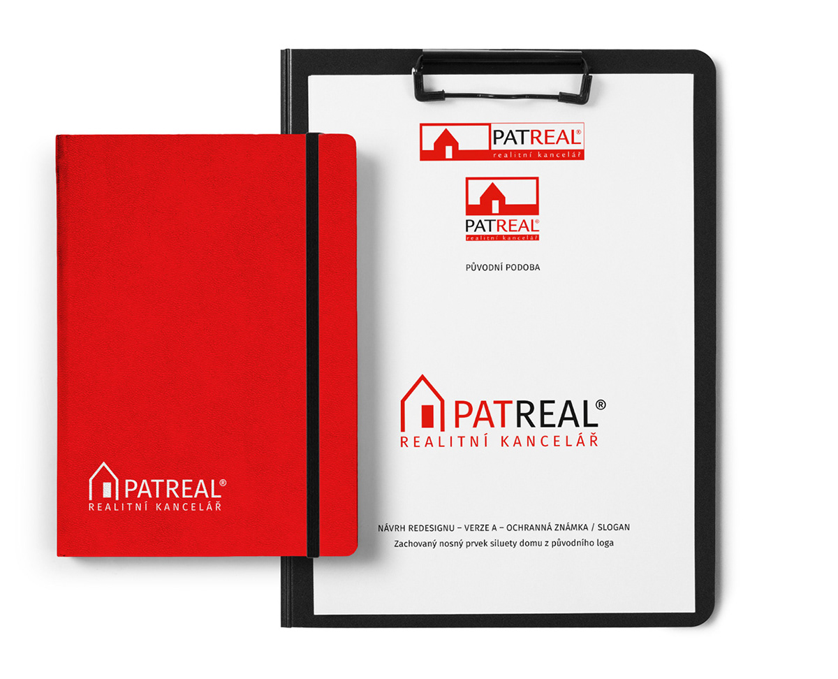 redesign loga PATREAL s.r.o., 2019