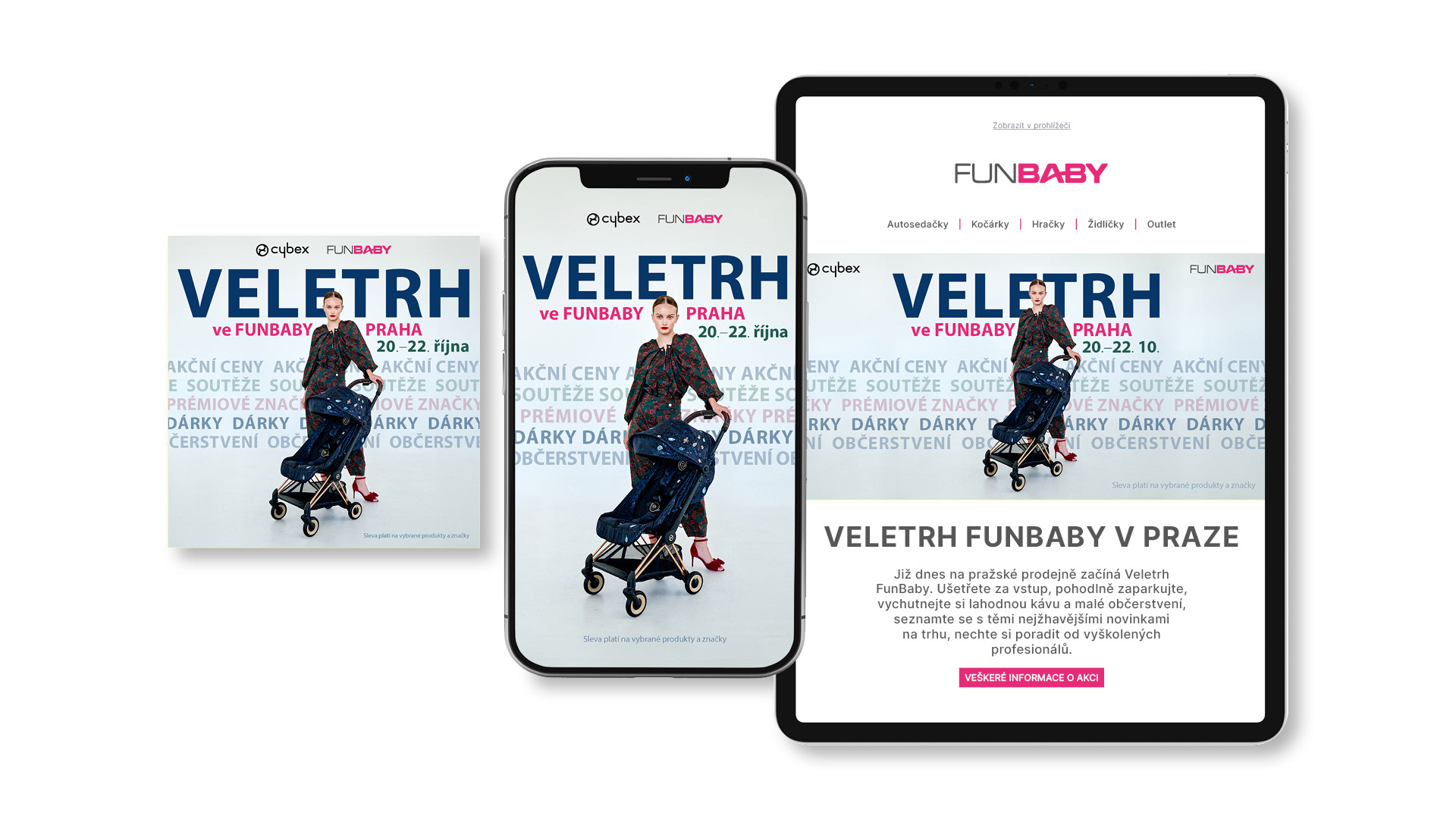 Bannery Cybex - PPC kampaň na Veletrh