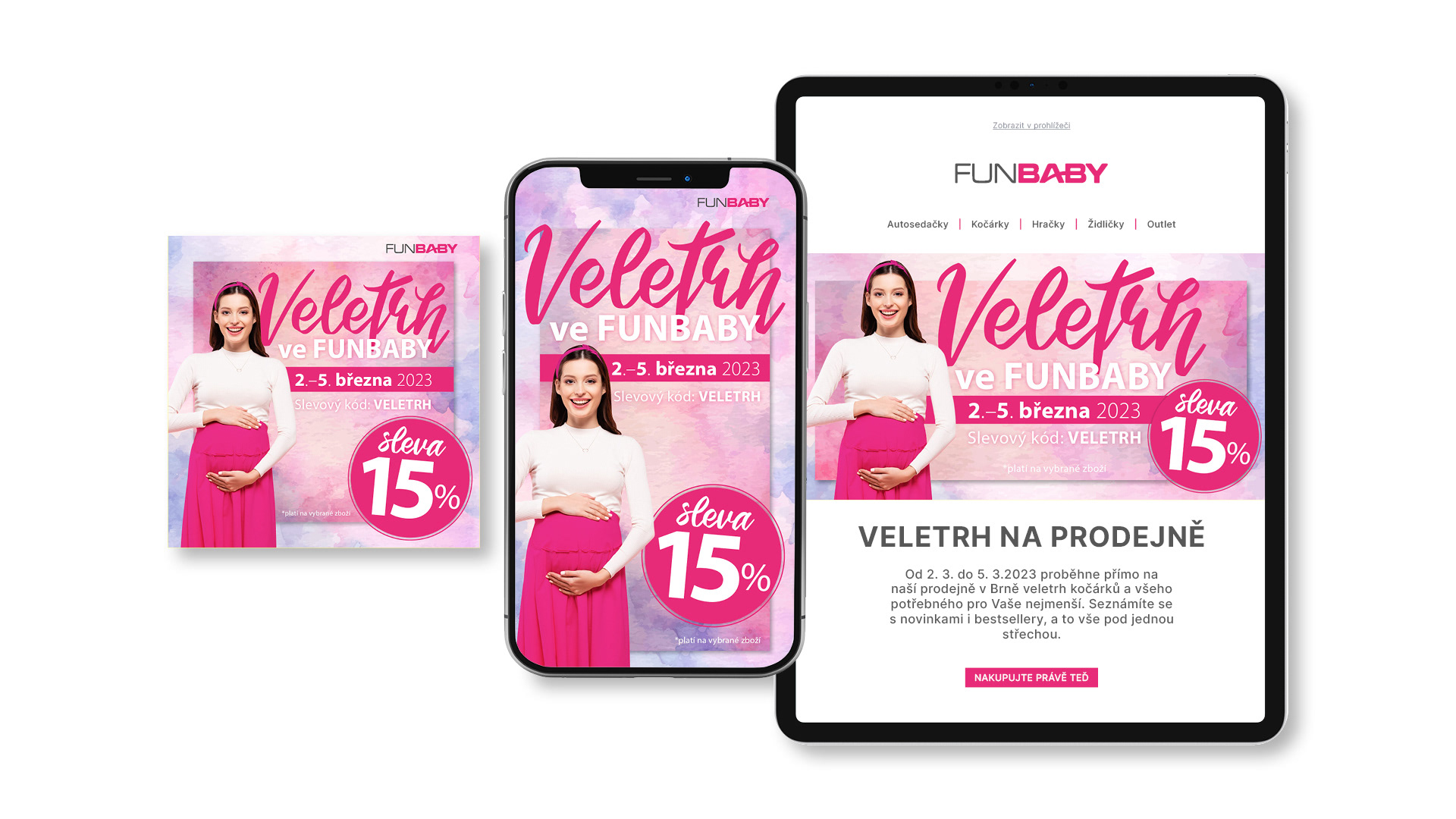 Verze bannerů pro veletrh