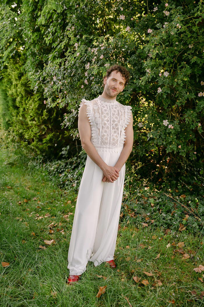 Romantischer Hochzeitslook