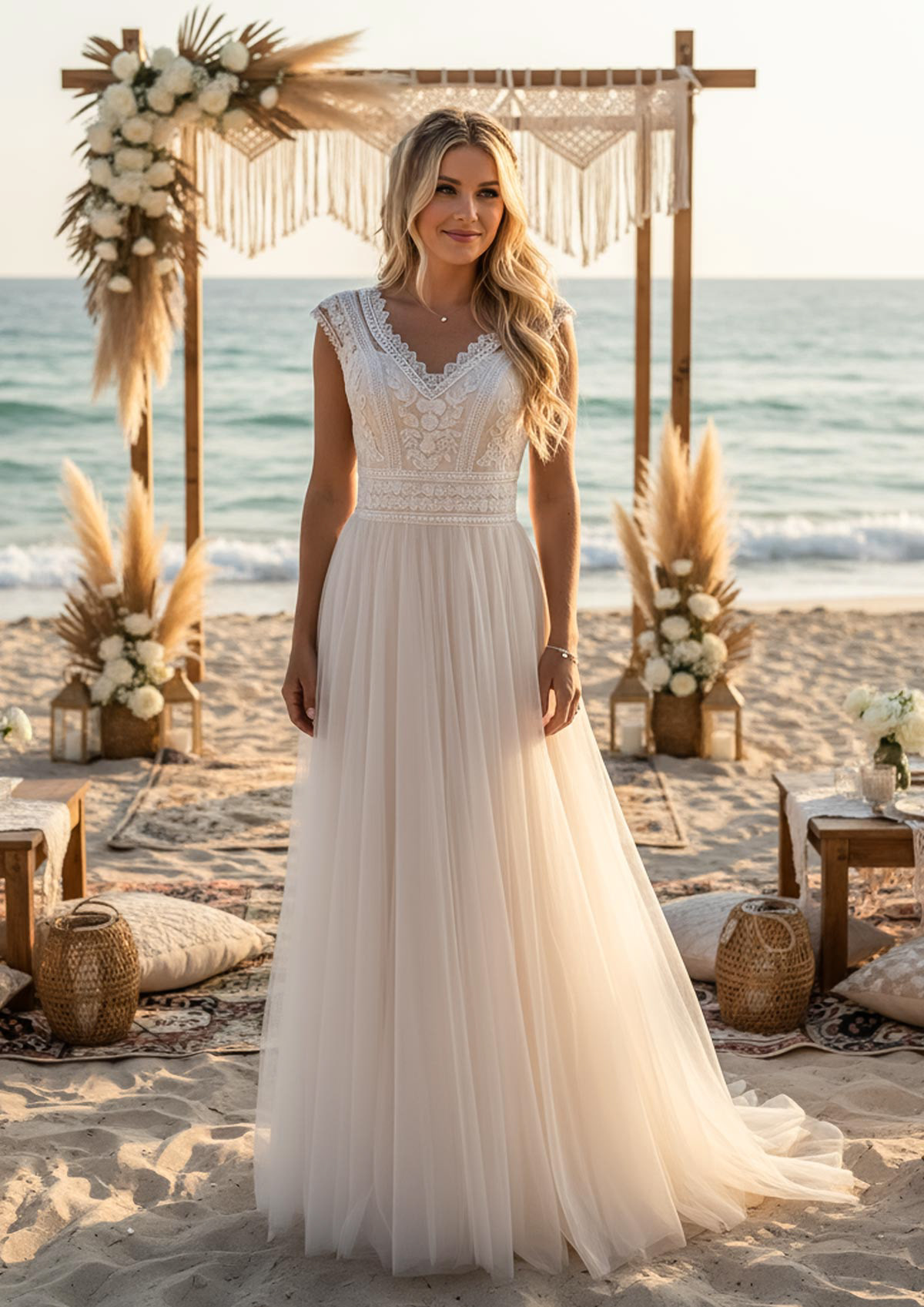 Brautkleid für deine Strandhochzeit