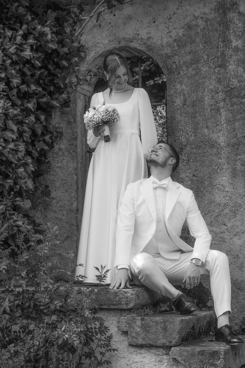 Persönliche wünsche für dein Satin Brautkleid