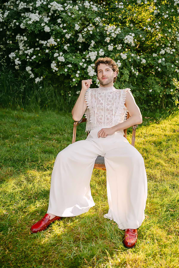 Hochzeitslook extravagant