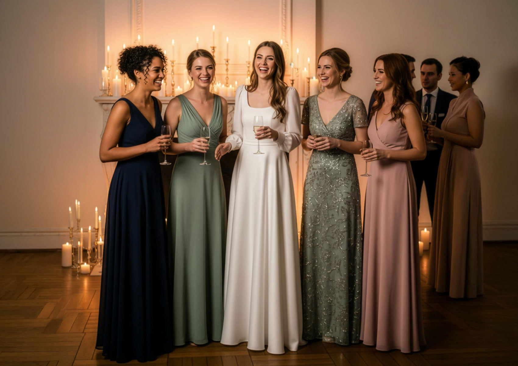 Winter Brautlook elegant und glamourös