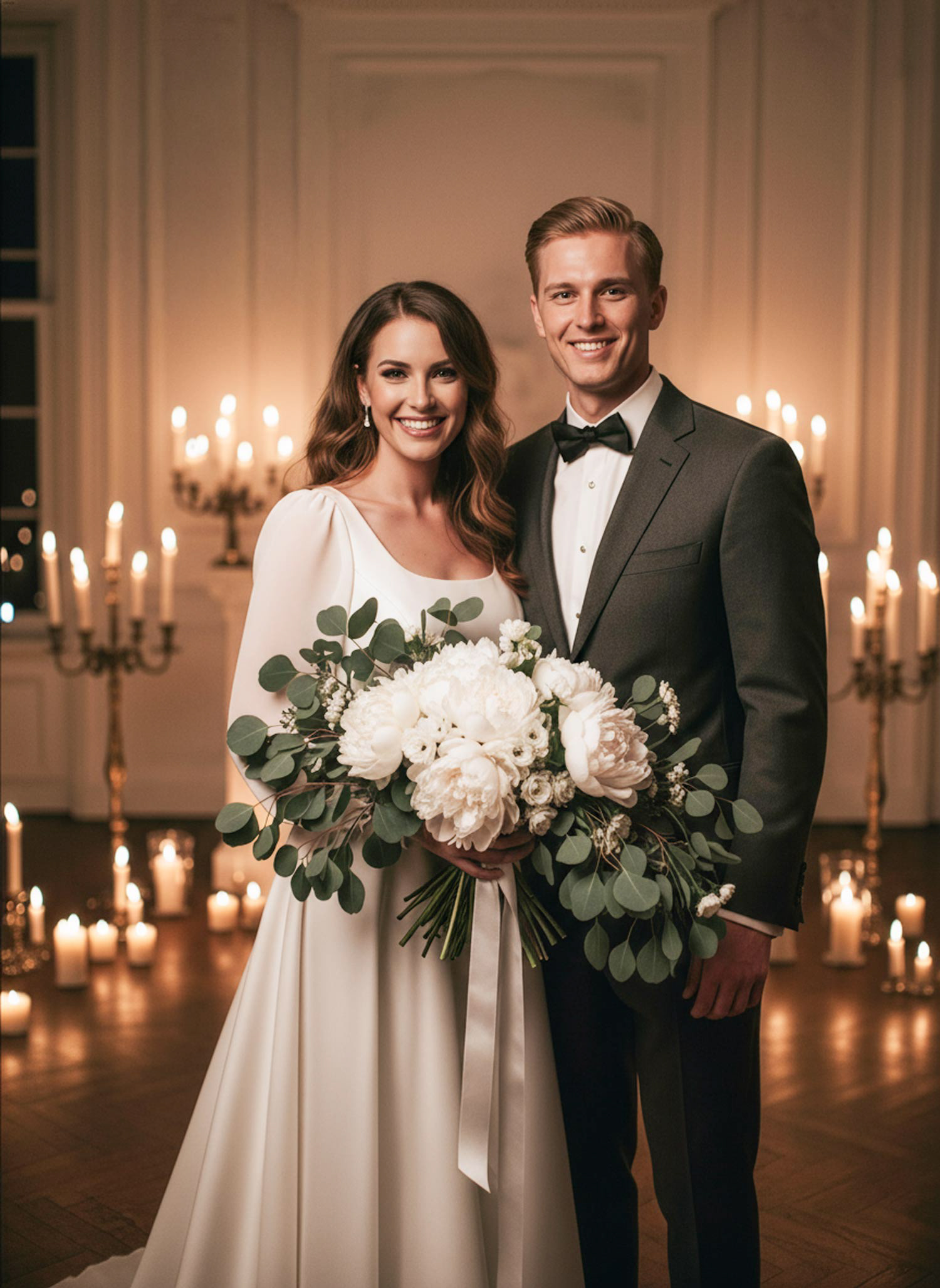 Winter Hochzeitskleid elegant und glamourös