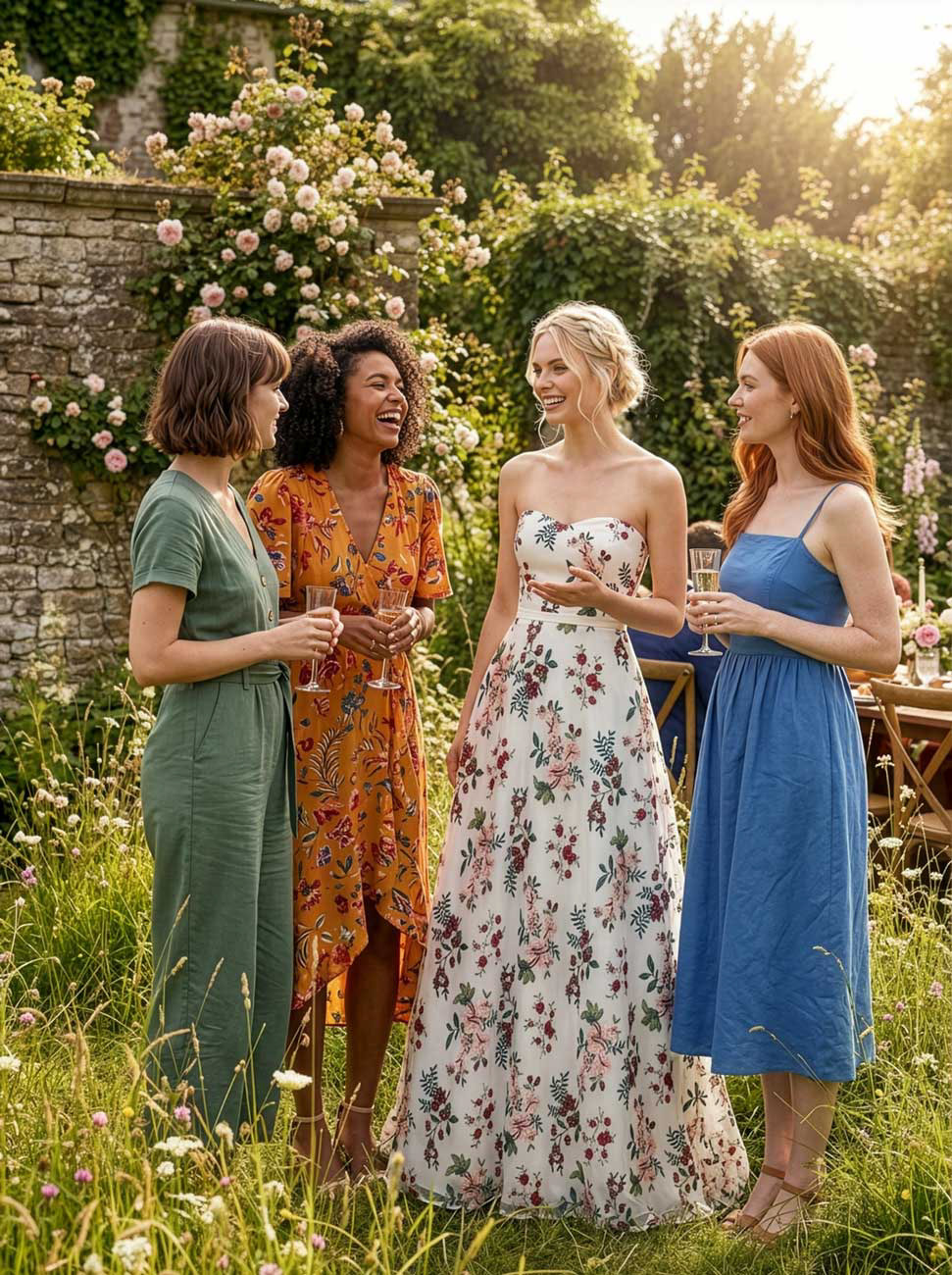 Romantisches Brautkleid für die Sommerhochzeit