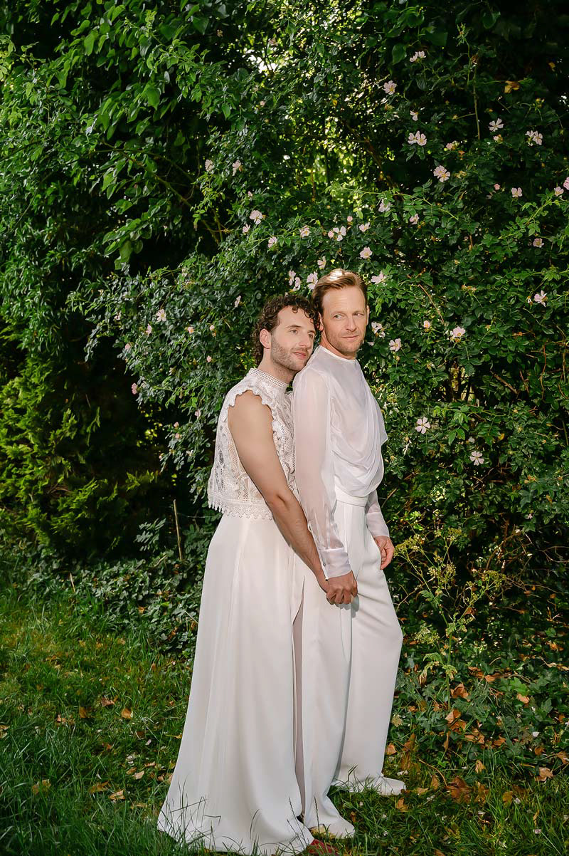 Hochzeitslook stimmig kombiniert