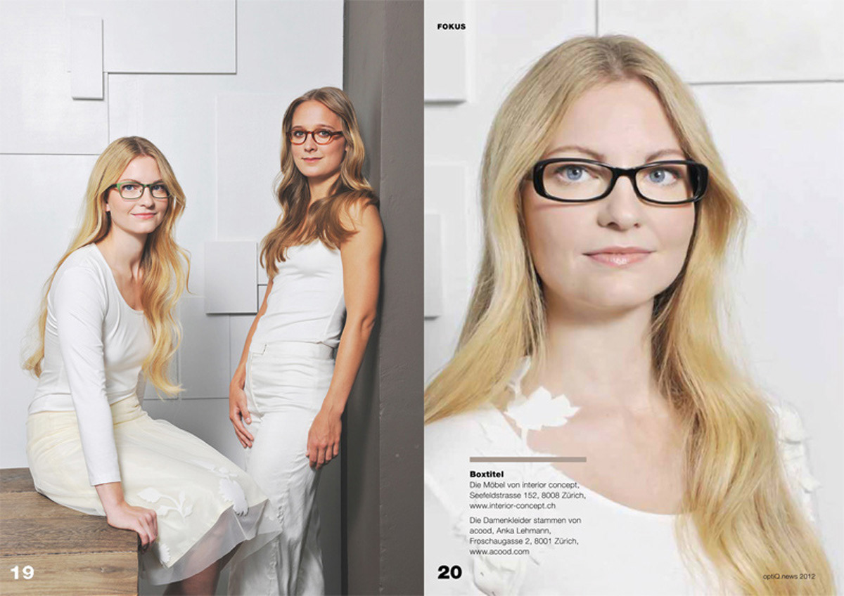 Brautkleidkollektion von Acood mit floralen Details veröffentlicht im Optiq Magazin.