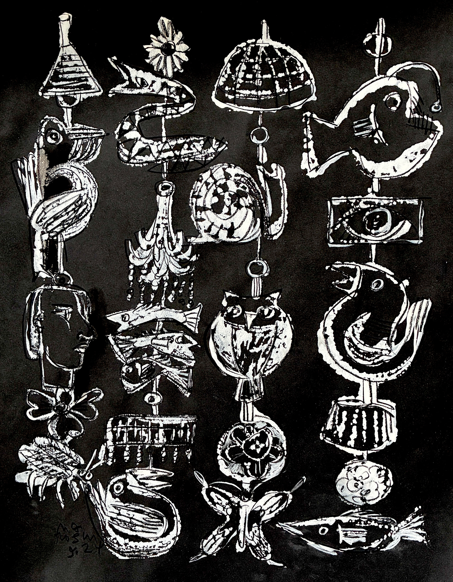 Curtains! Or Drapes (Depending on Your Upbringing) / 16 x 22 / Framed, $1,400