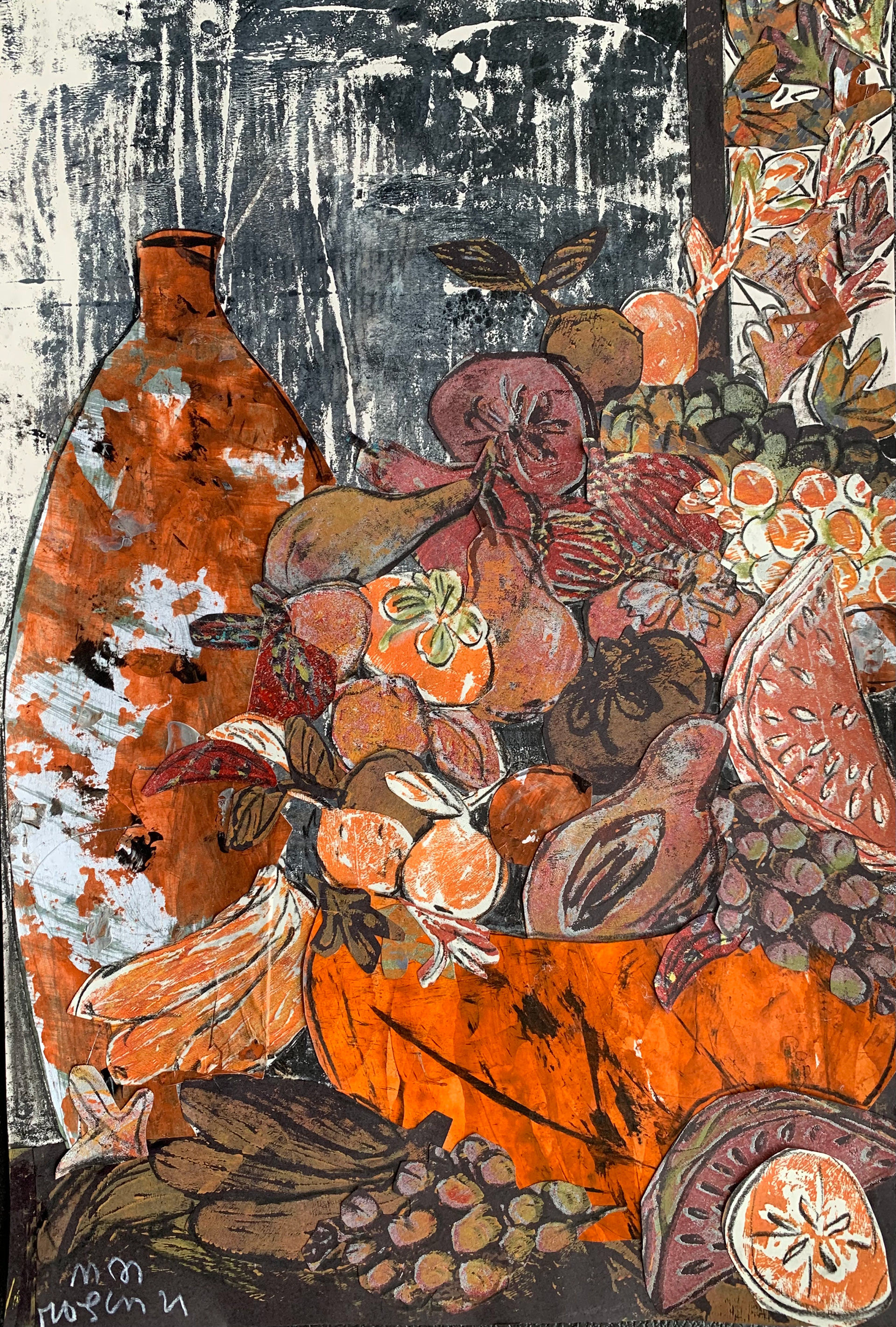 Collage 5, Fruit Bowl, 11 x 17, $600
