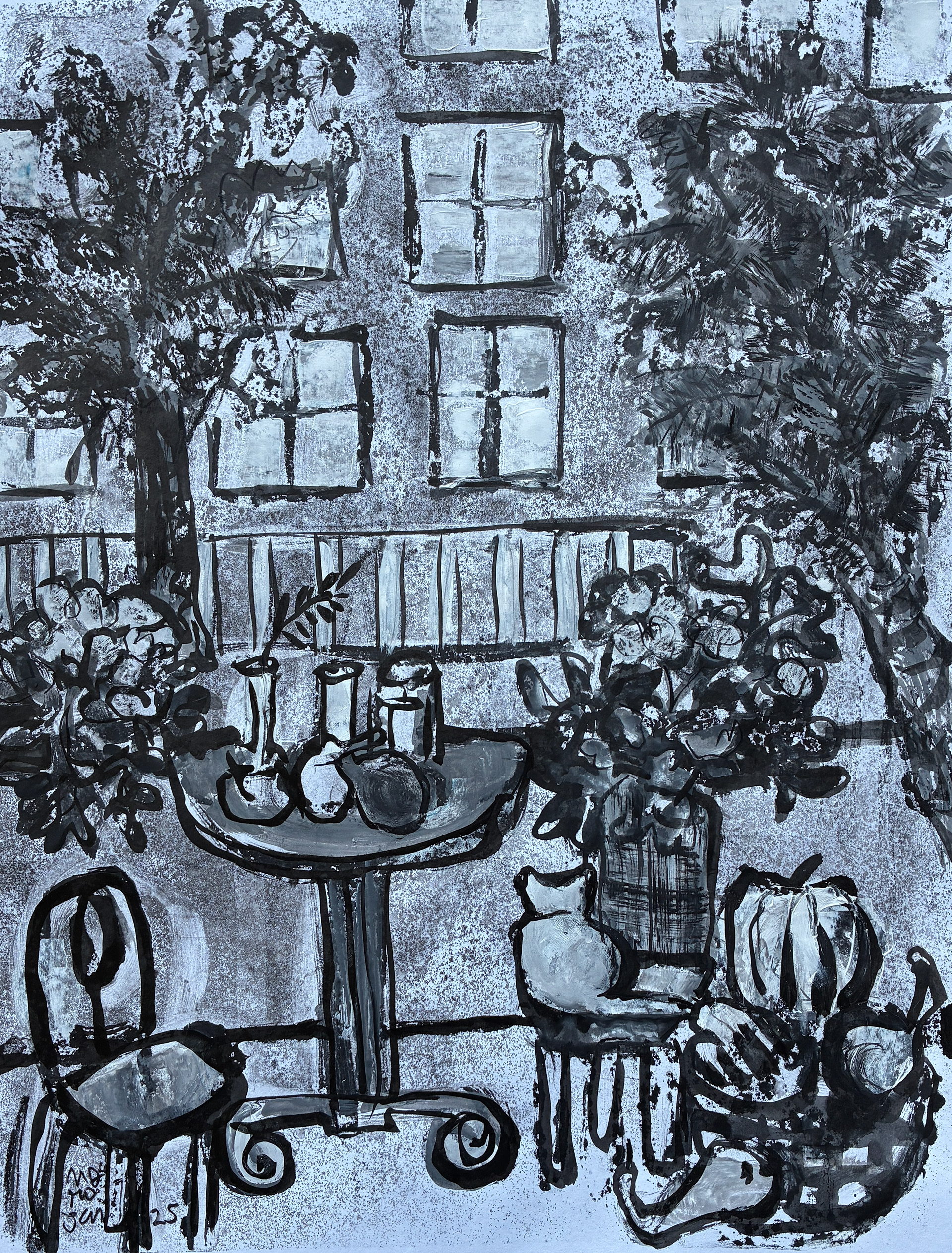 Balcony, 16 x 22 / $1,200