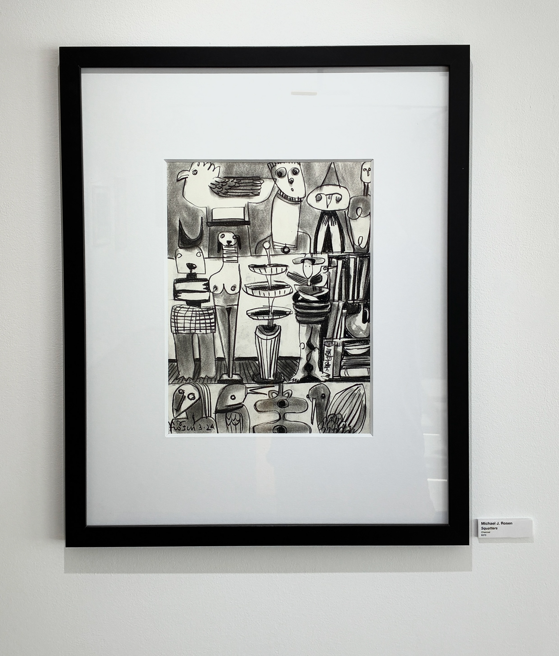 Squatters, 9 x 12 / Framed, $450