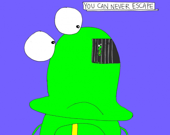 John's Commentary: The prison of your own mind.