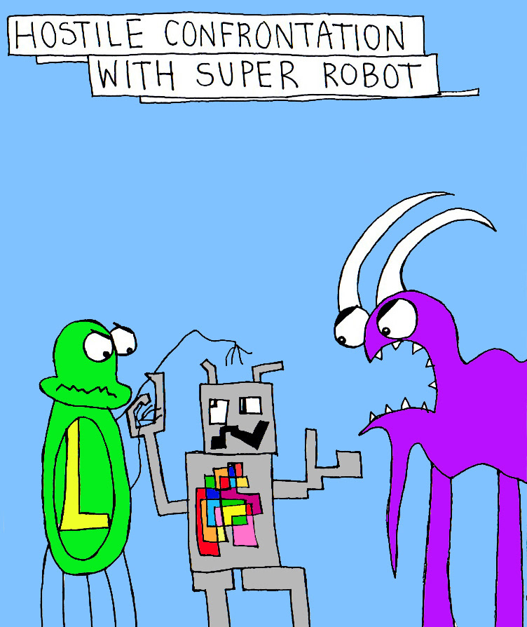 John's Commentary: Leaf and Shef are wise enough to know every robot has a cold metal heart...and oil running through its plastic veins...and that it must be stopped before its too late.