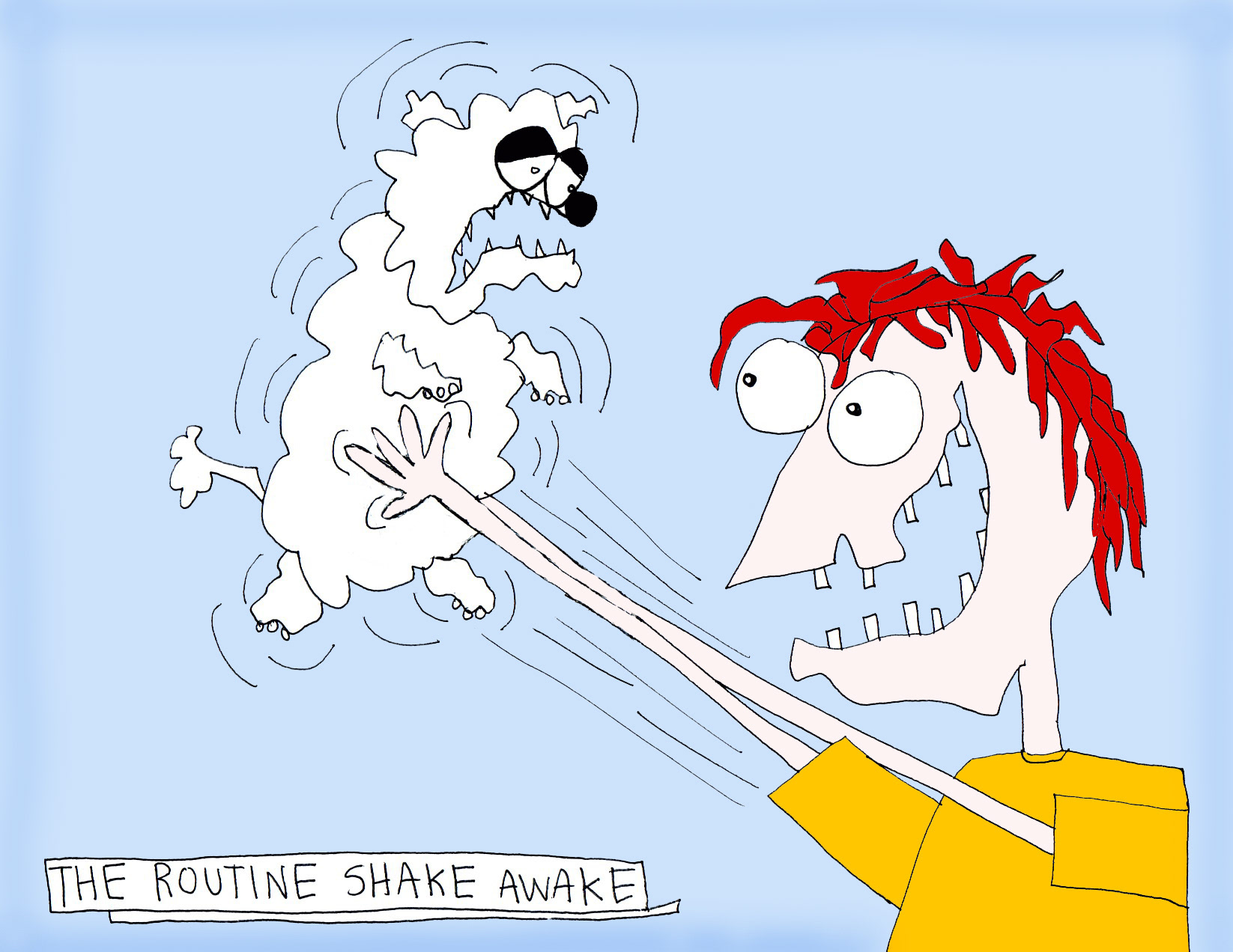 John's Commentary: One can only imagine the daily strain of being jolted to life each morning by this monster.