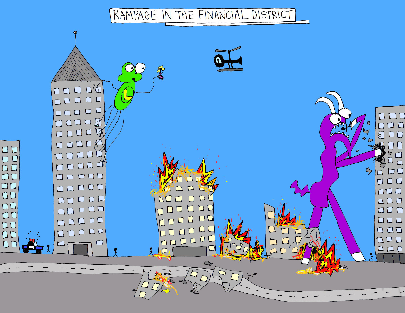 John's Commentary: Ode to an amazing arcade game in the late 80s/early 90s...as well as a symbolic gesture of "sticking it to the man".