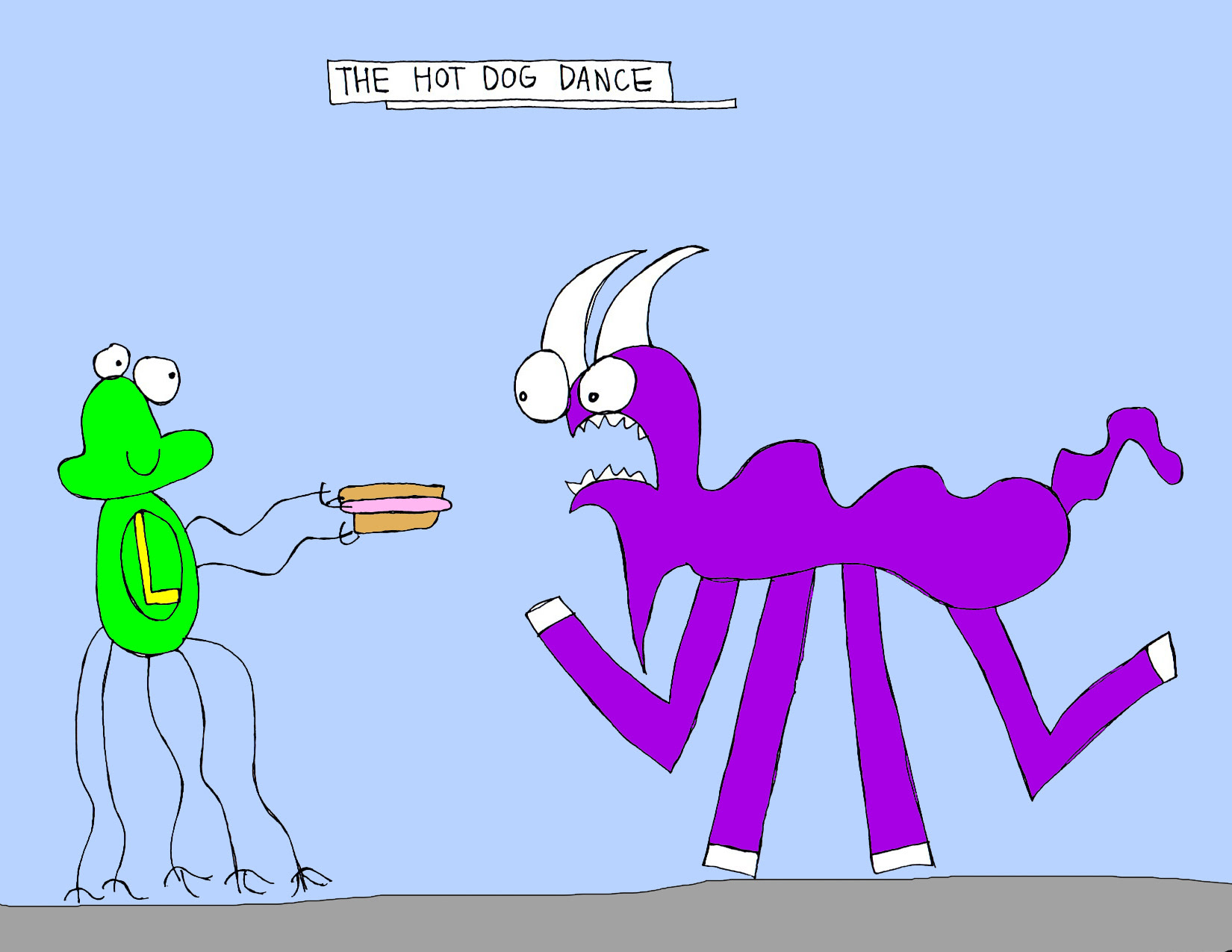 John's Commentary:  Joy erupts in shaky jiggly purple spasms :)