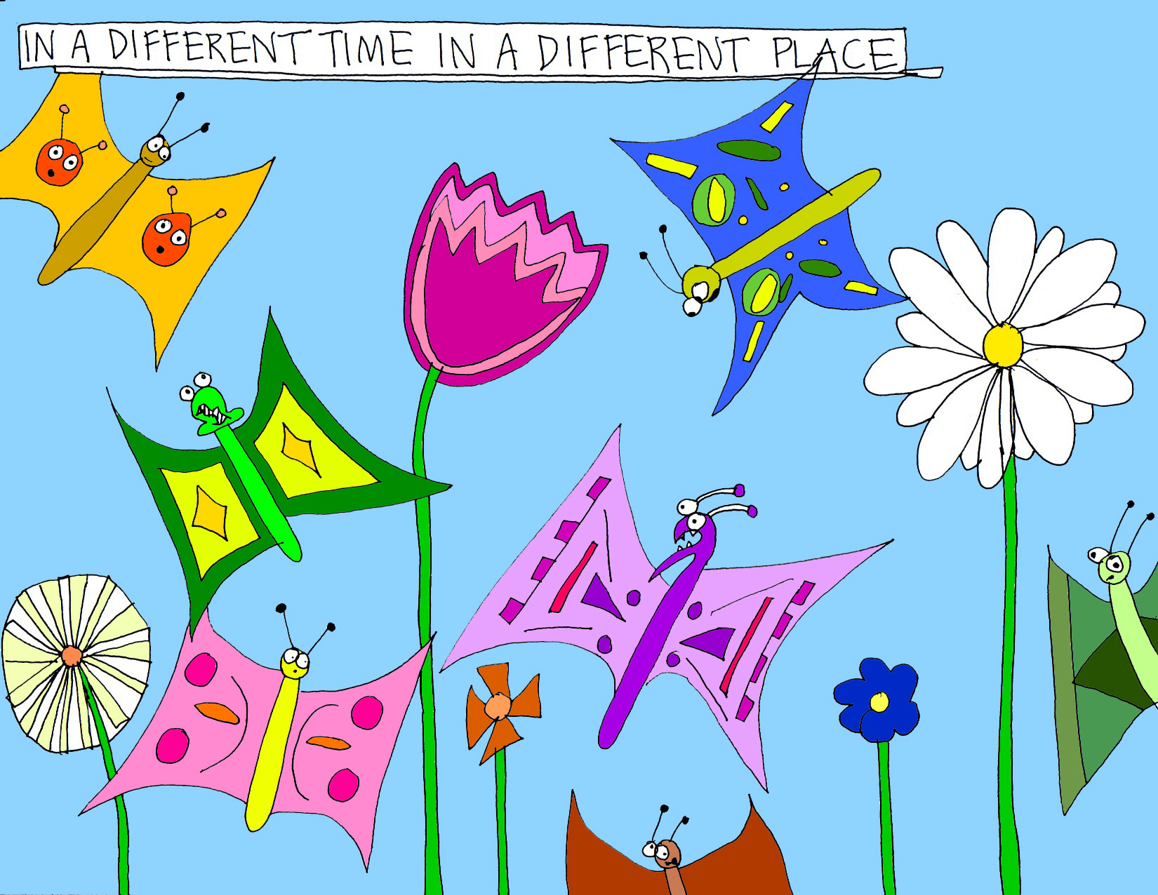 John's Commentary: Butterfly fights.