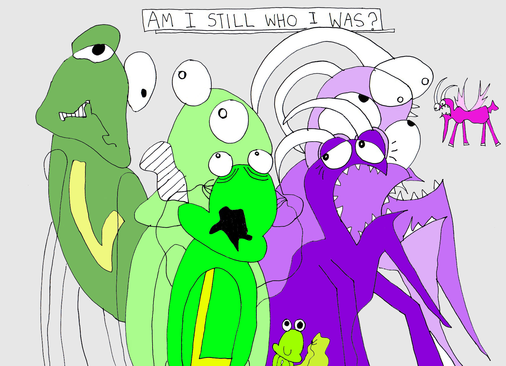 John's Commentary: An abstract look at an age old question. Do we remain the same? Change? Or is is a little bit of both?