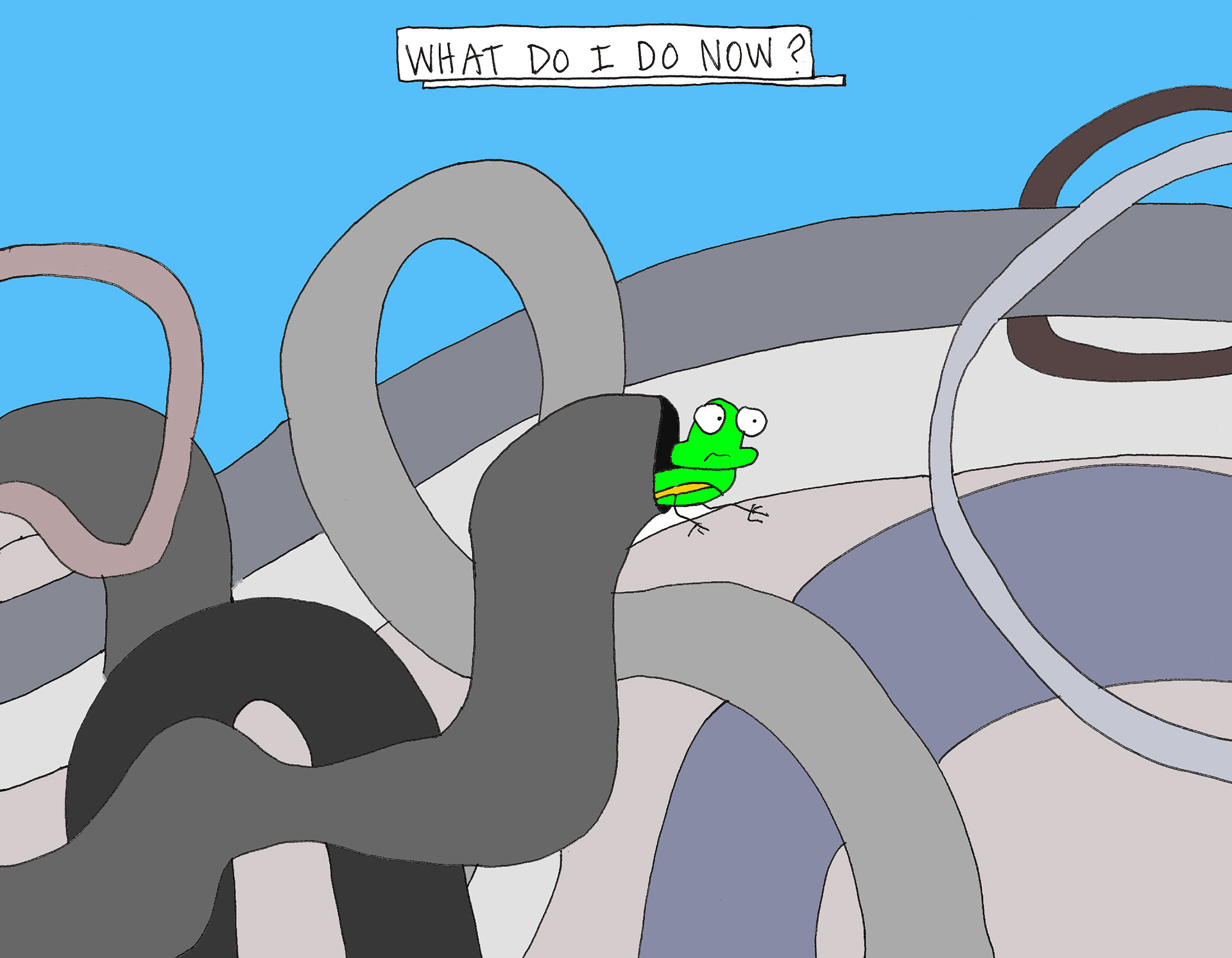 John's Commentary: Sometimes when you get to where you're going, the reason you were headed there fails to register.