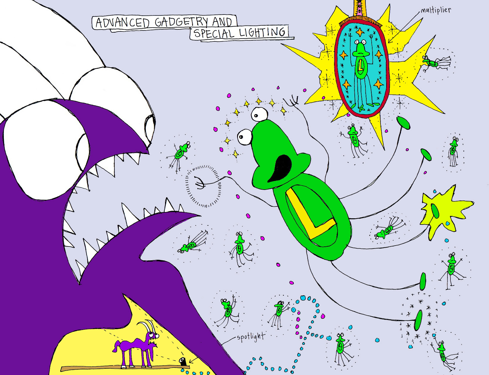 John's Commentary:  Being larger than life is all "smoke and mirrors".