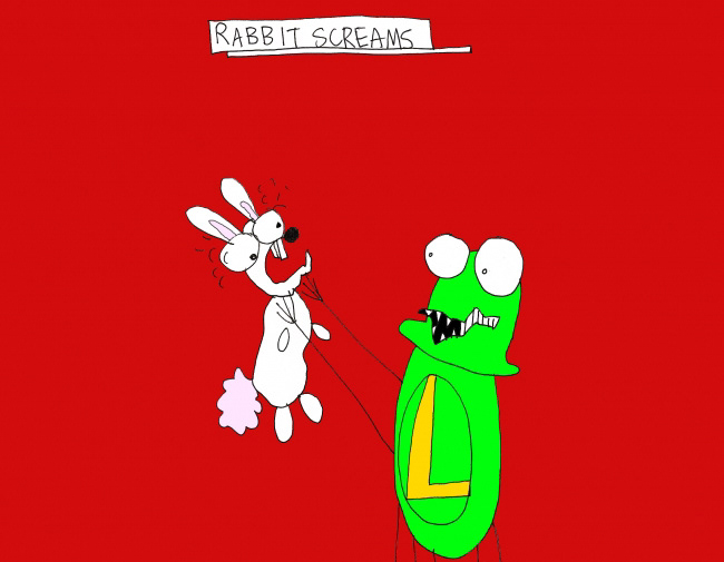 John's Commentary: And ribbit laughs.