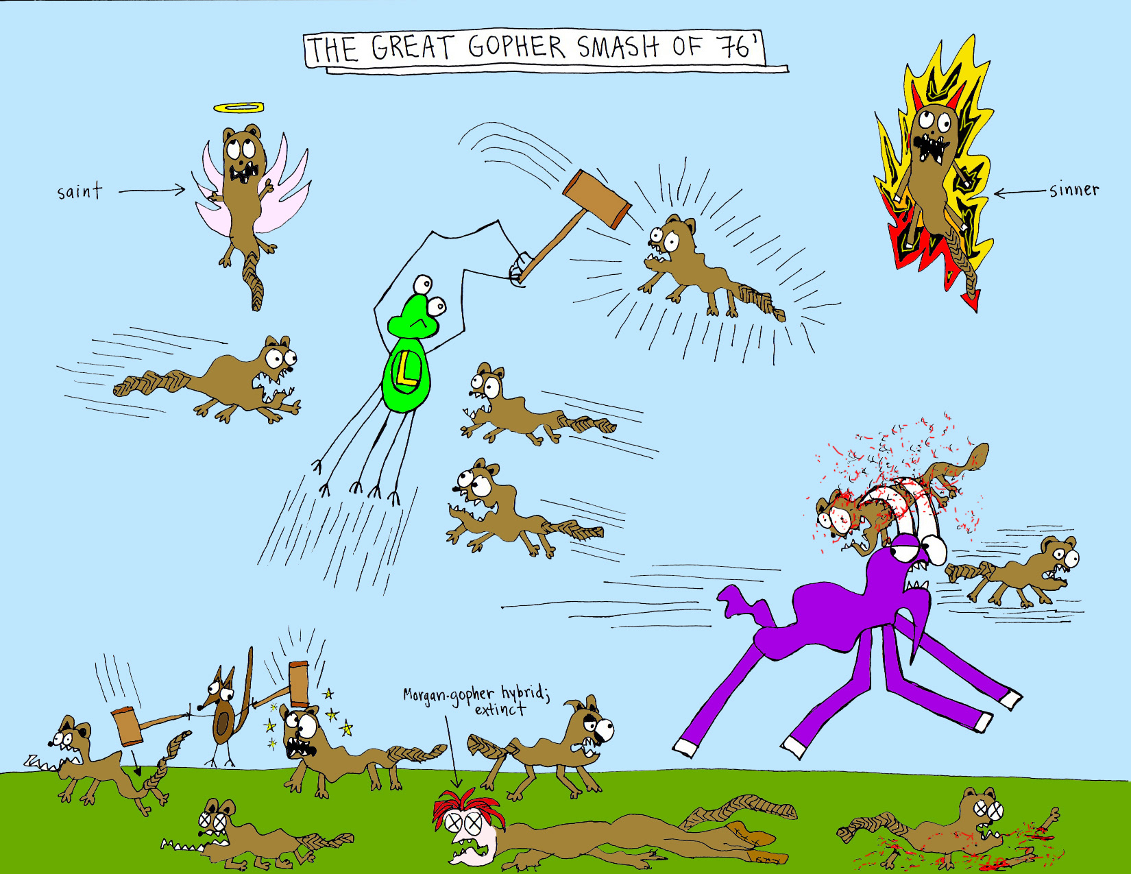 John's Commentary: The Chuckee-Cheese skill set finally comes into use in the real world.