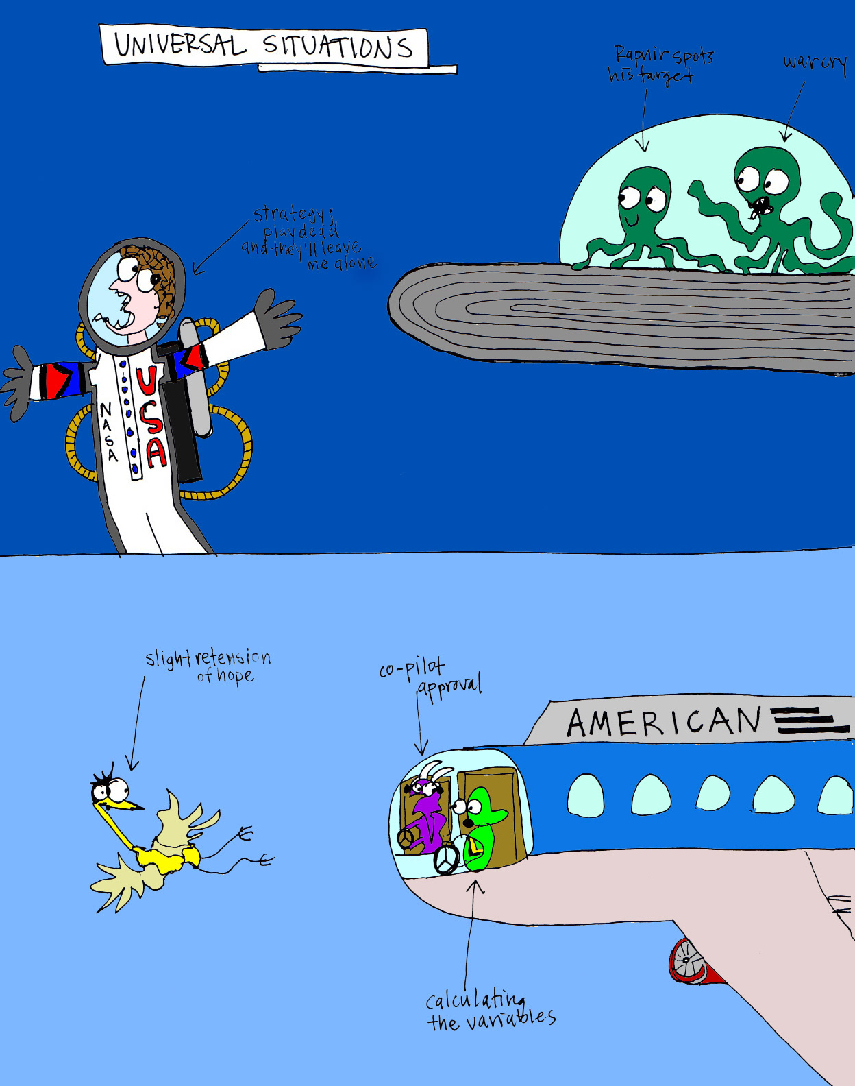 John's Commentary: Pilot games are always the same - although the point breakdown could be different depending on where you are in the universe.