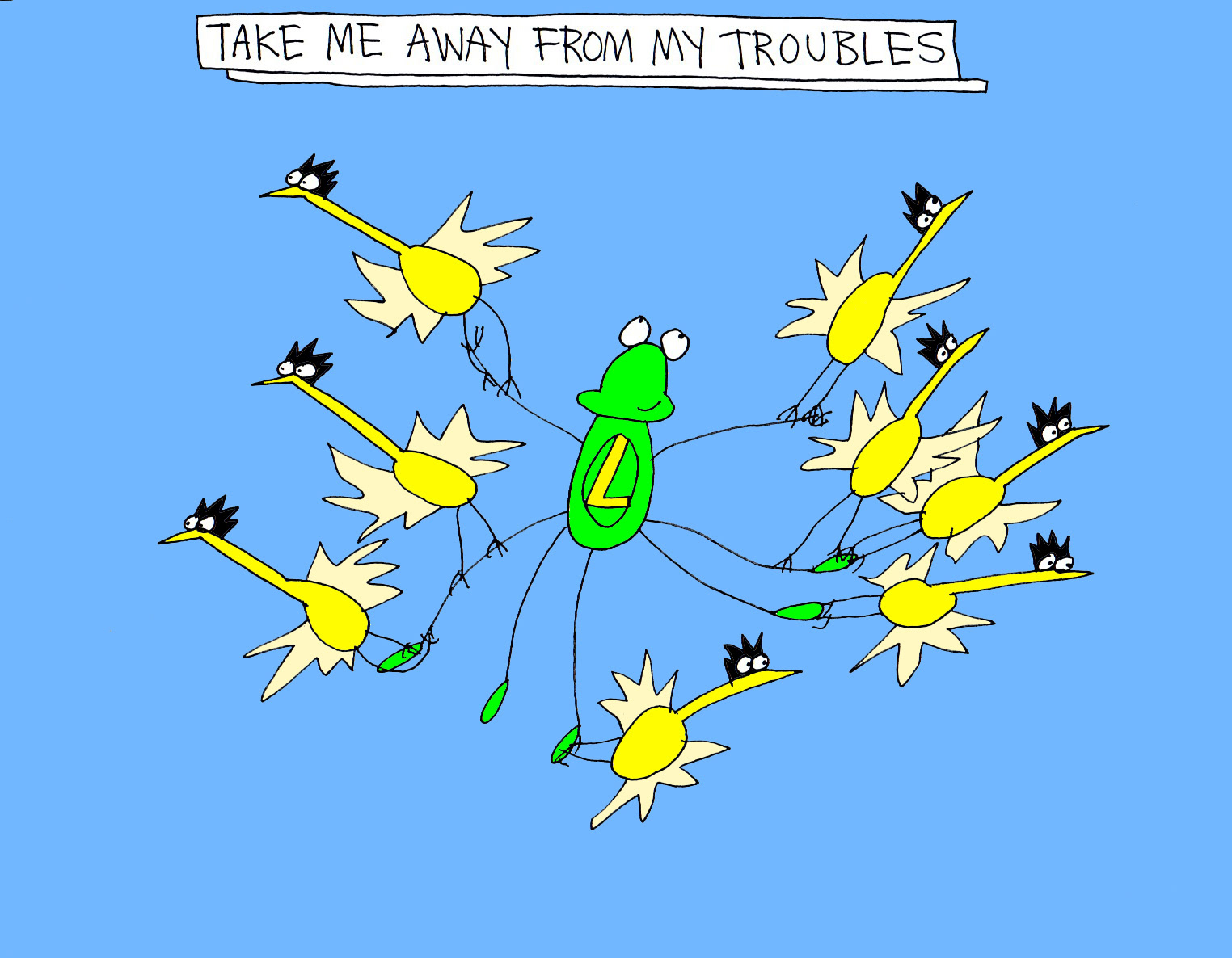 John's Commentary: To the bluer skies above the nonsense.