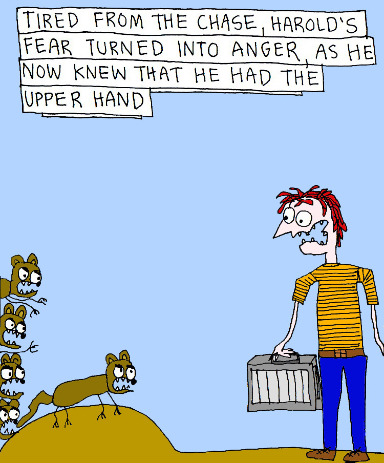 John's Commentary:  Morgan's always out looking for new friends for the "playchamber".