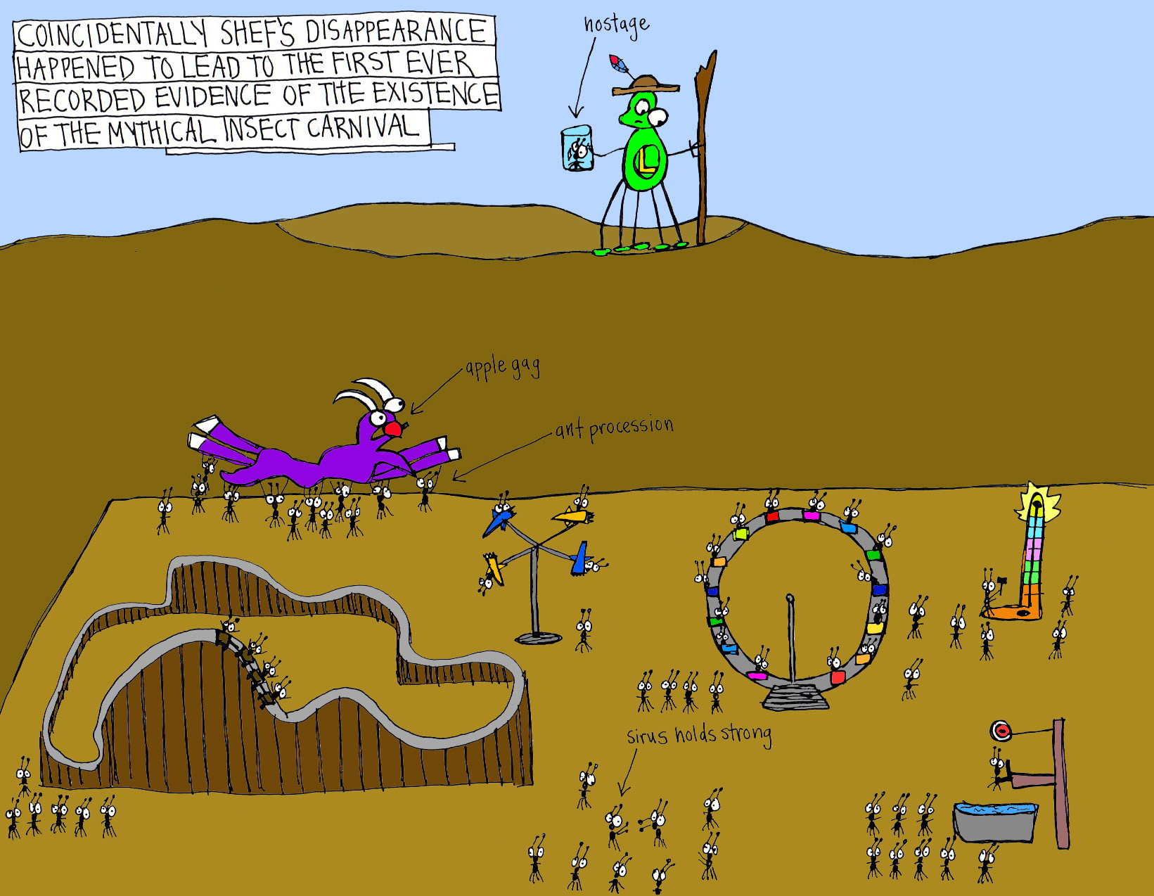 John's Commentary: Never underestimate the organizational skills of the lesser phyla.