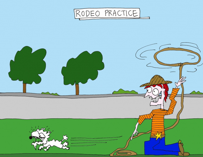 John's Commentary: Ropin' them little doggies.