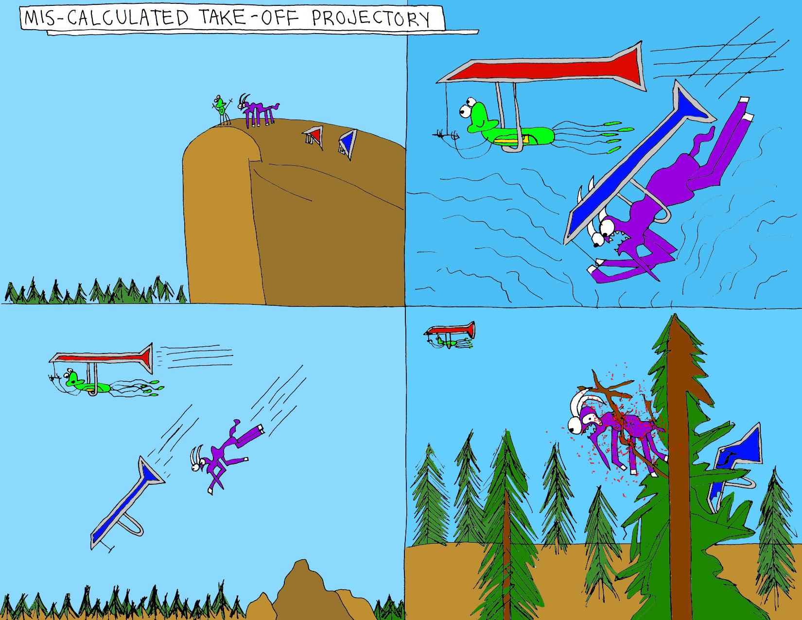 John's Commentary: Shef's horns may have thrown off the wind currents.