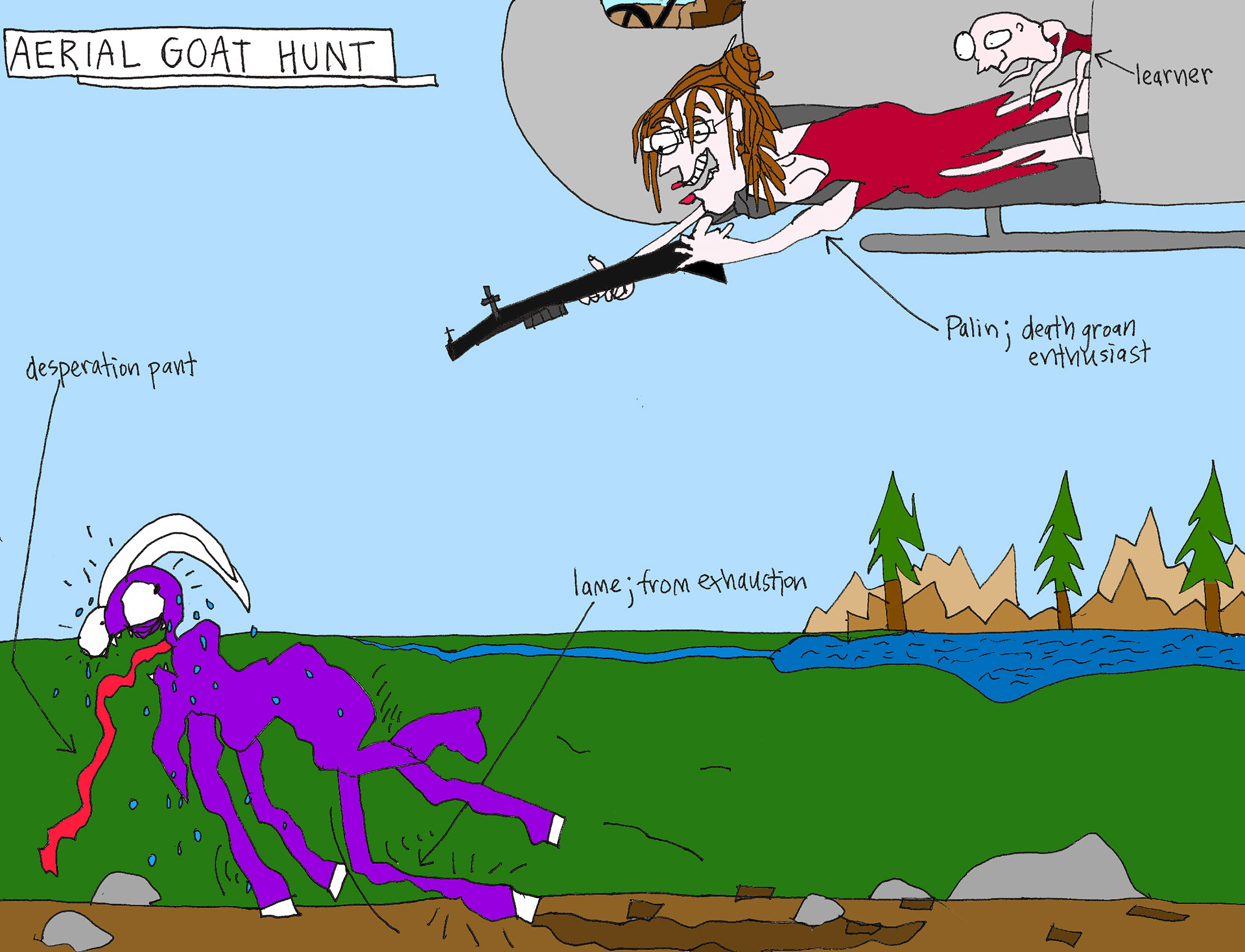 John's Commentary: Watching them run until exhaustion is the best part.