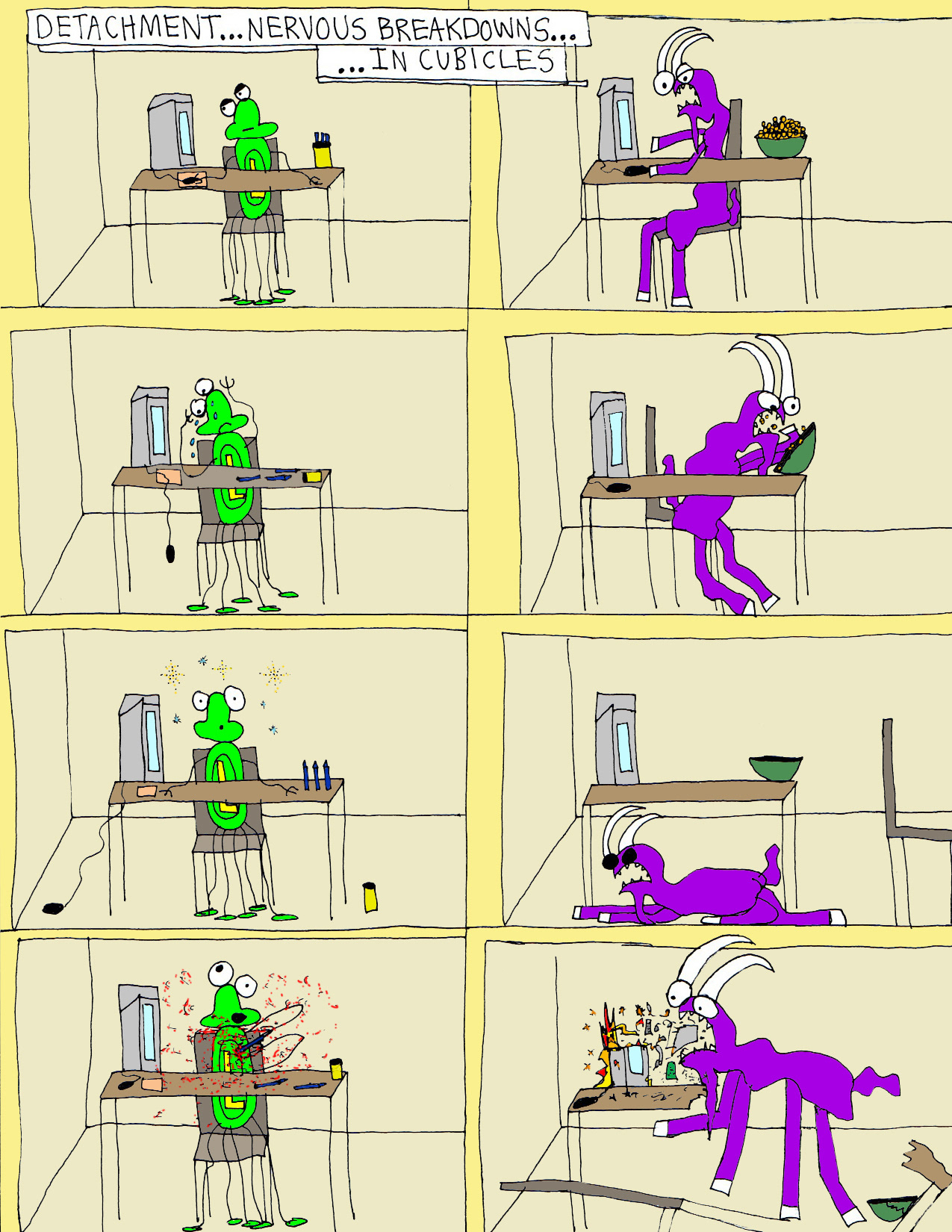 John's Commentary: Leaf can't handle the pain - Shef attacks the system and is momentarily victorious.