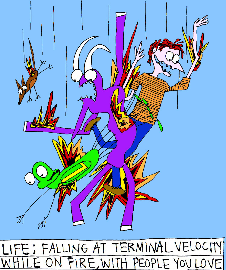 John's Commentary: Its fun, scary, surreal, painful, exciting and beautiful...and redheads always burn the fastest.