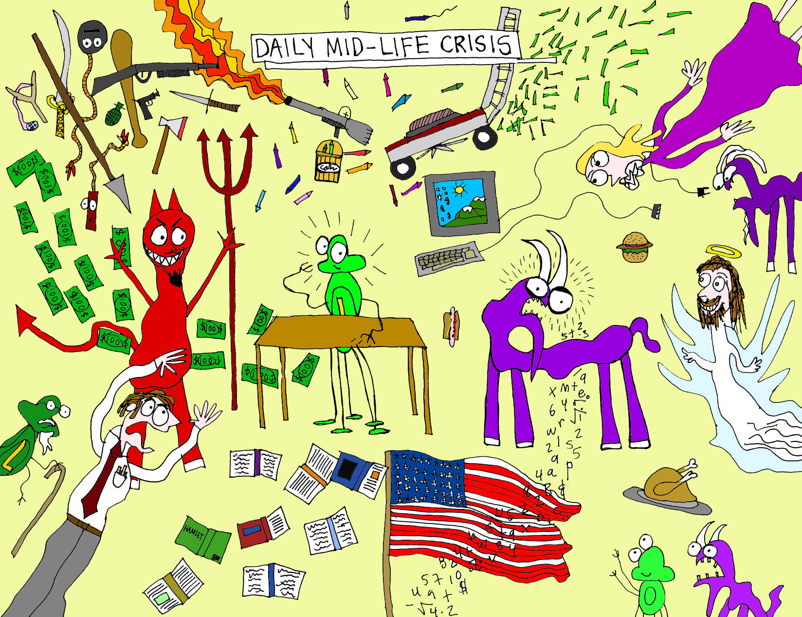 John's Commentary: It all comes crashing down at once ...everyday (sigh).