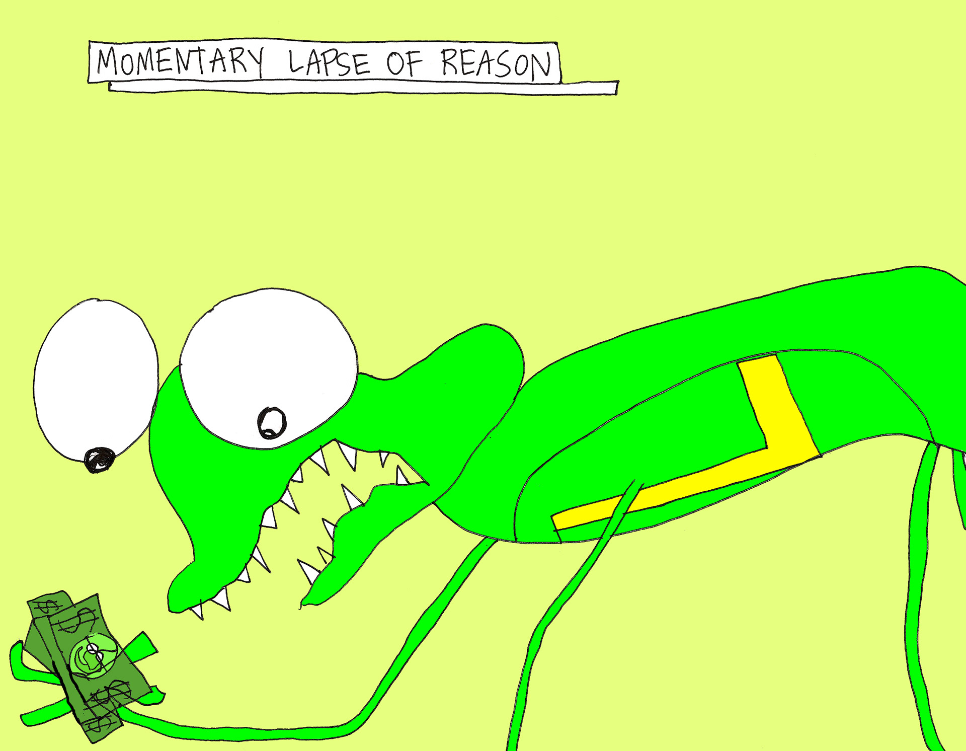 John's Commentary: Take the money and run.